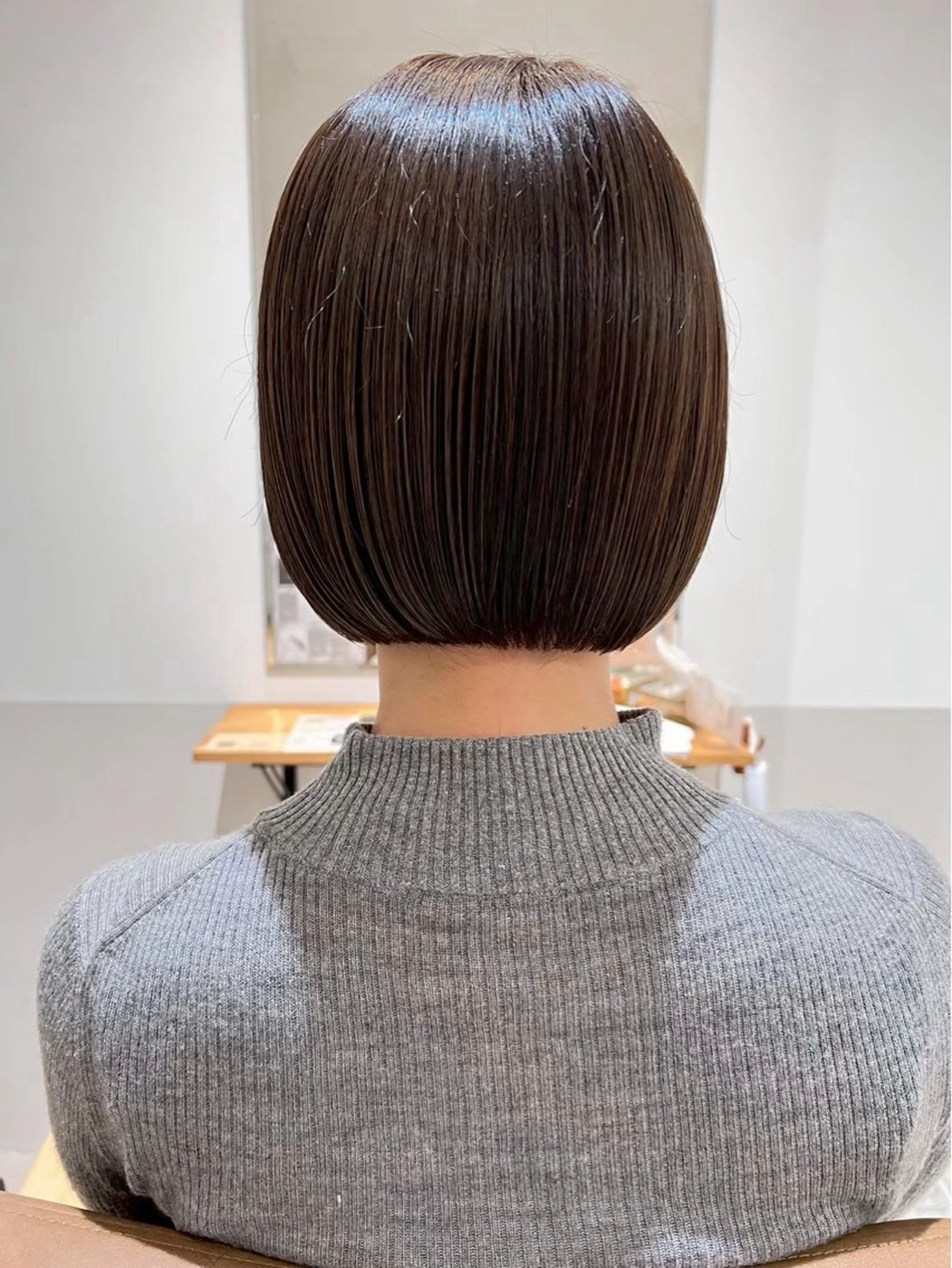 ショート ボブ カット ヘアカラー トリートメント かのん /ボブ特化/大阪梅田のヘアスタイル