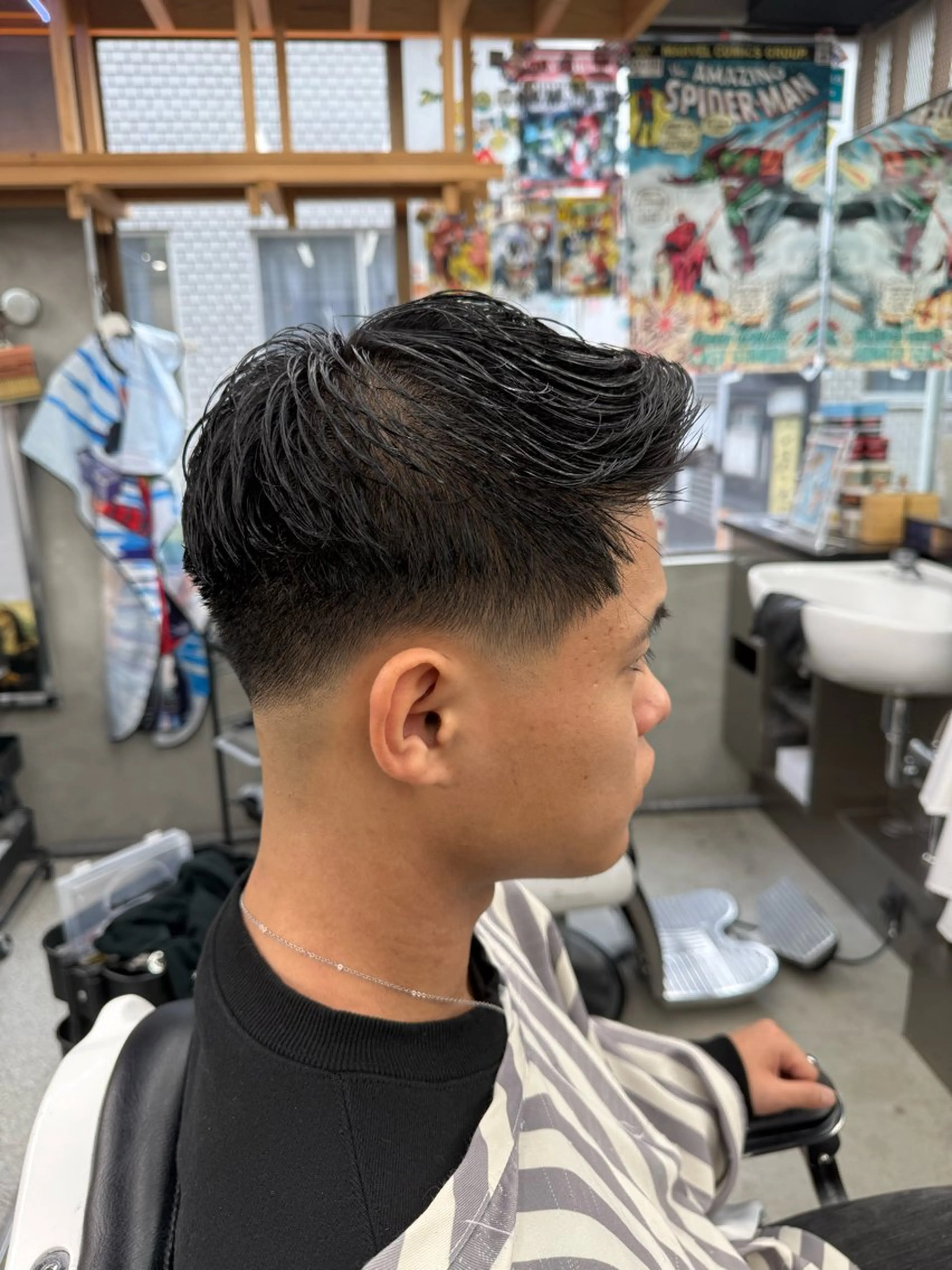 メンズ MEN’S STUG'S BARBER SHOP by DAMDEE TOKYO錦糸町所属・半澤 颯のヘアスタイル