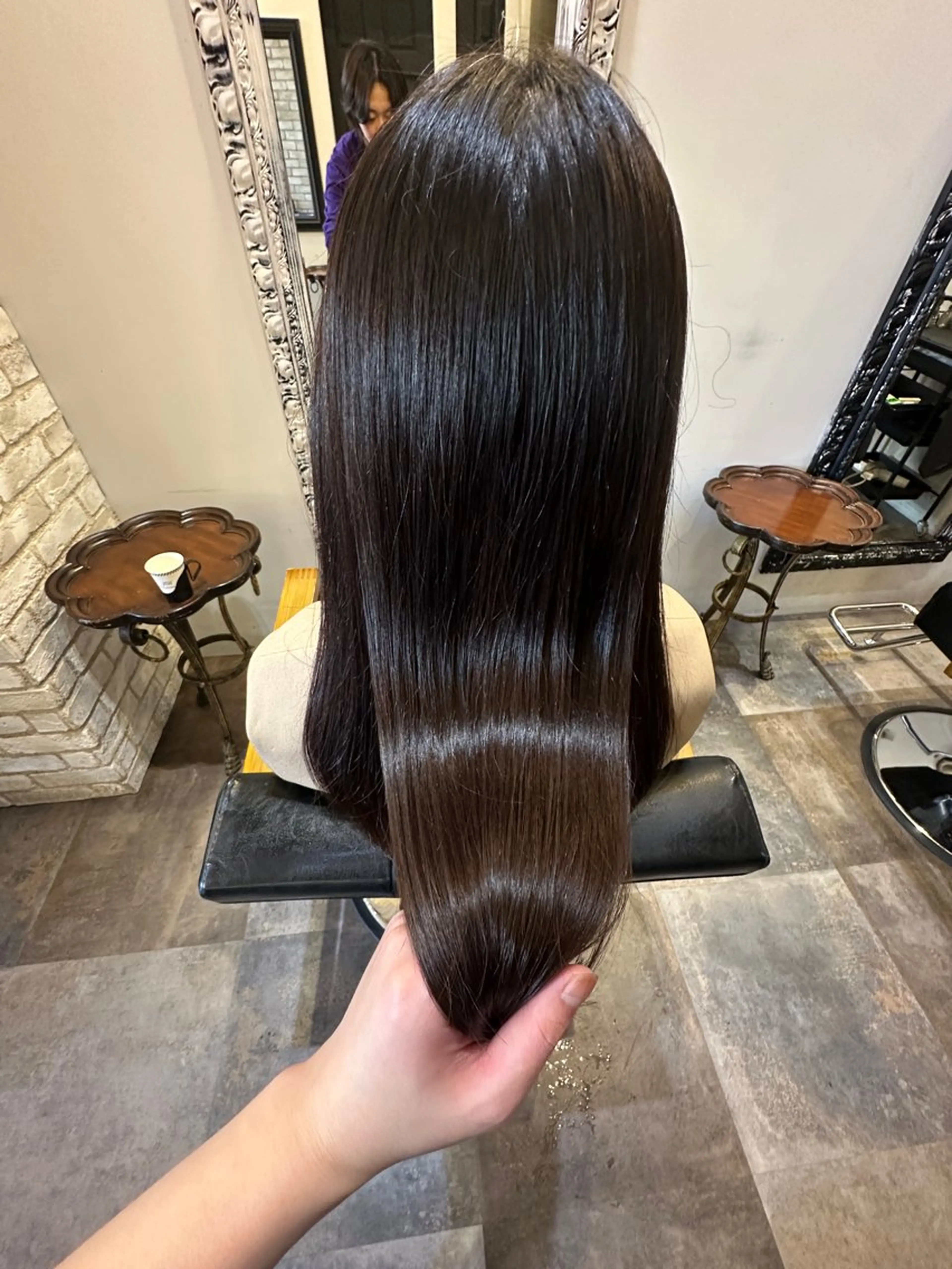 ロング ササキ カンタのヘアスタイル