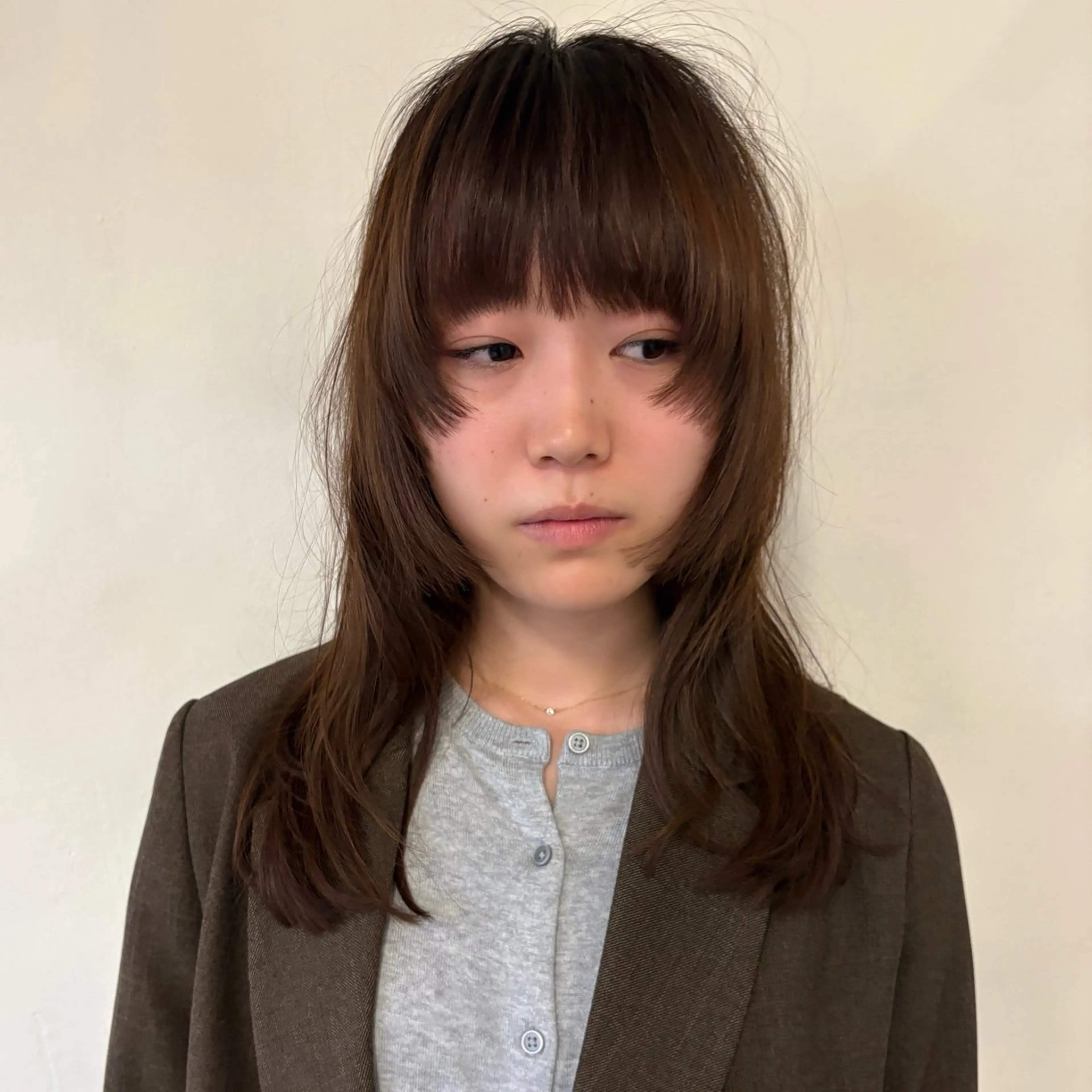 ミディアム ヘアカラー 似合わせデザイン໒꒱ rioのヘアスタイル