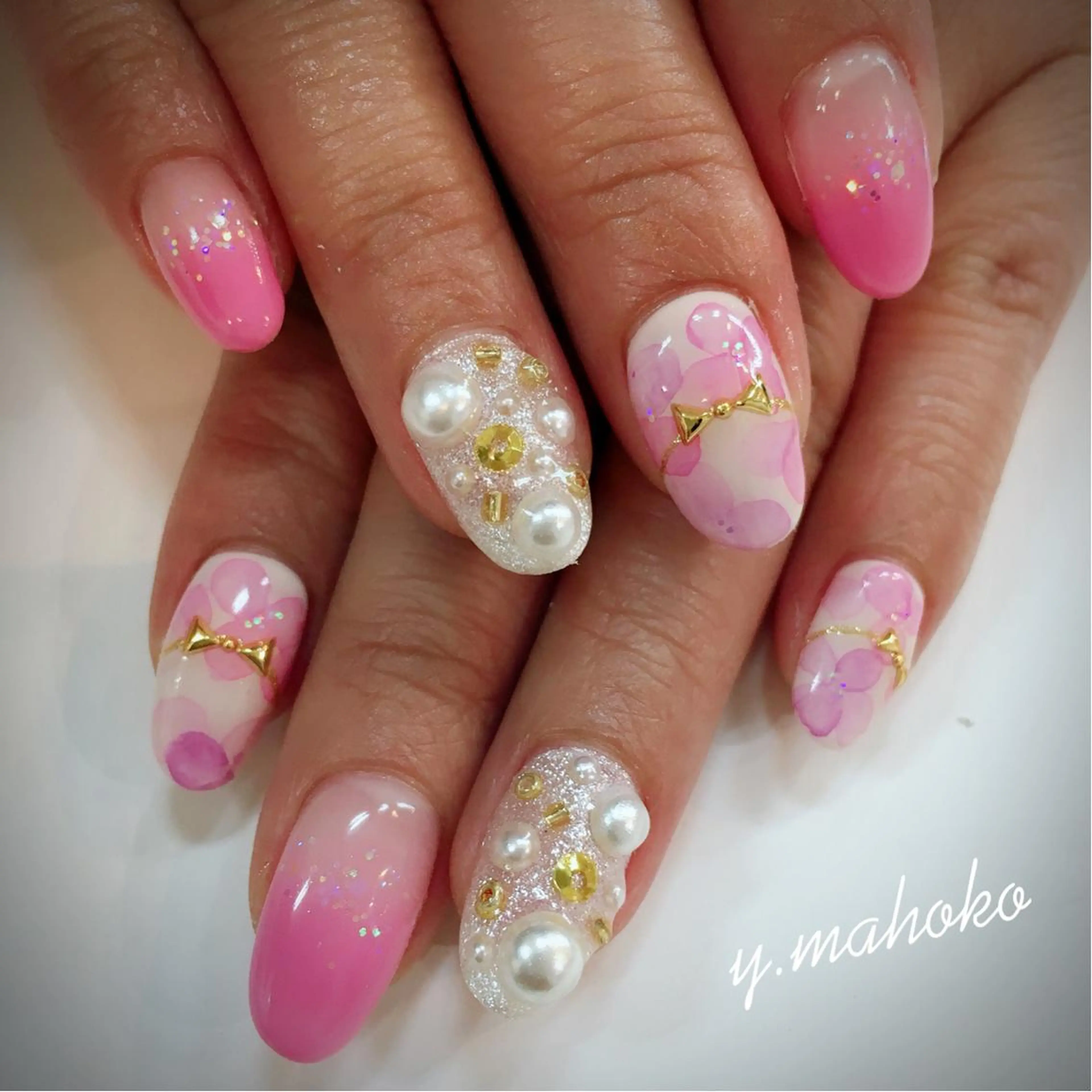 ネイル She nail studio 原宿所属・パラジェル有/ スカルプ/mahoのネイルデザイン