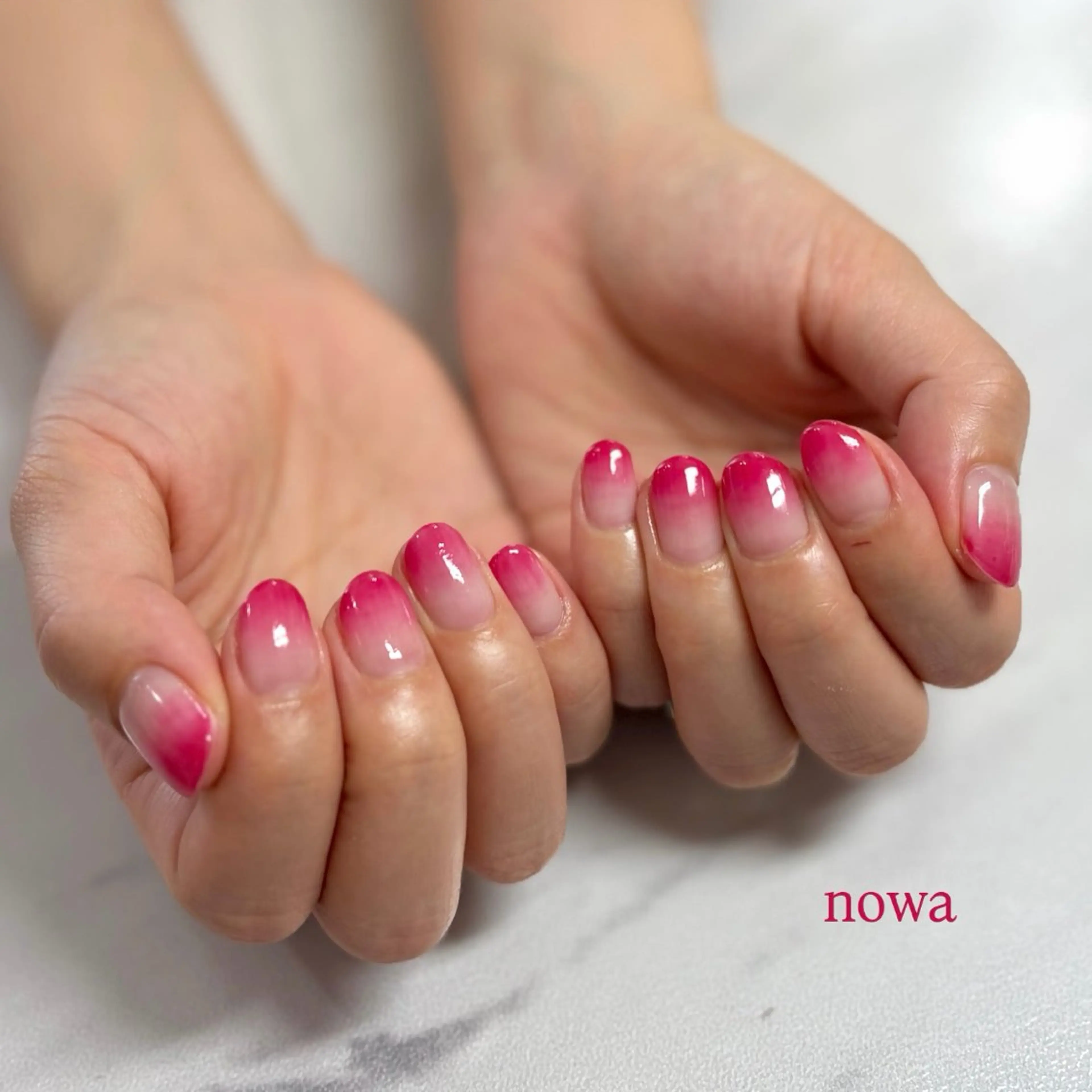ネイル ピンク ハンドネイル 【nowa】小松 宙未 Soramiのネイルデザイン