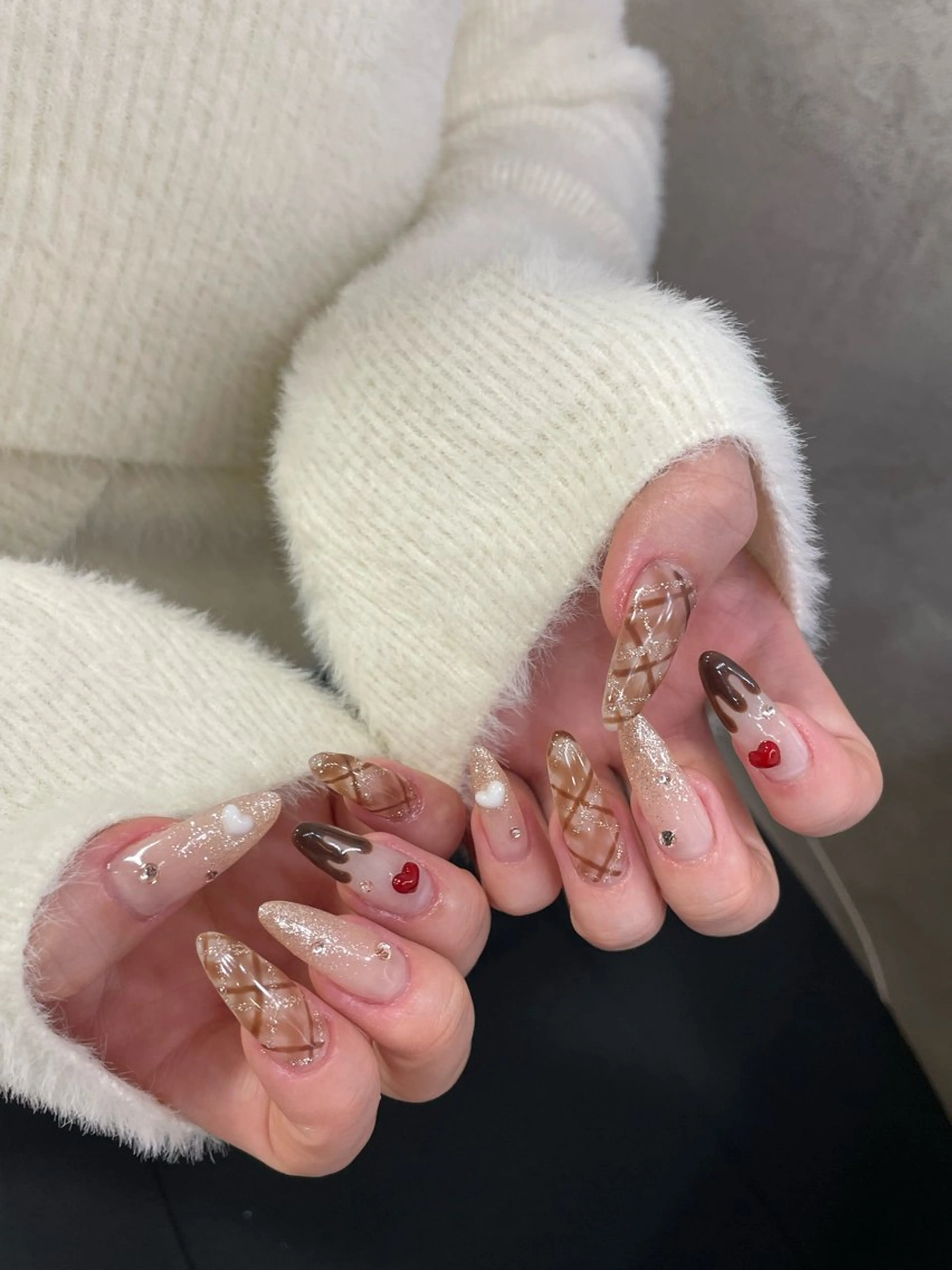 ネイル ハンドネイル Kuwata Arisa⋆🍒⭒˚のネイルデザイン