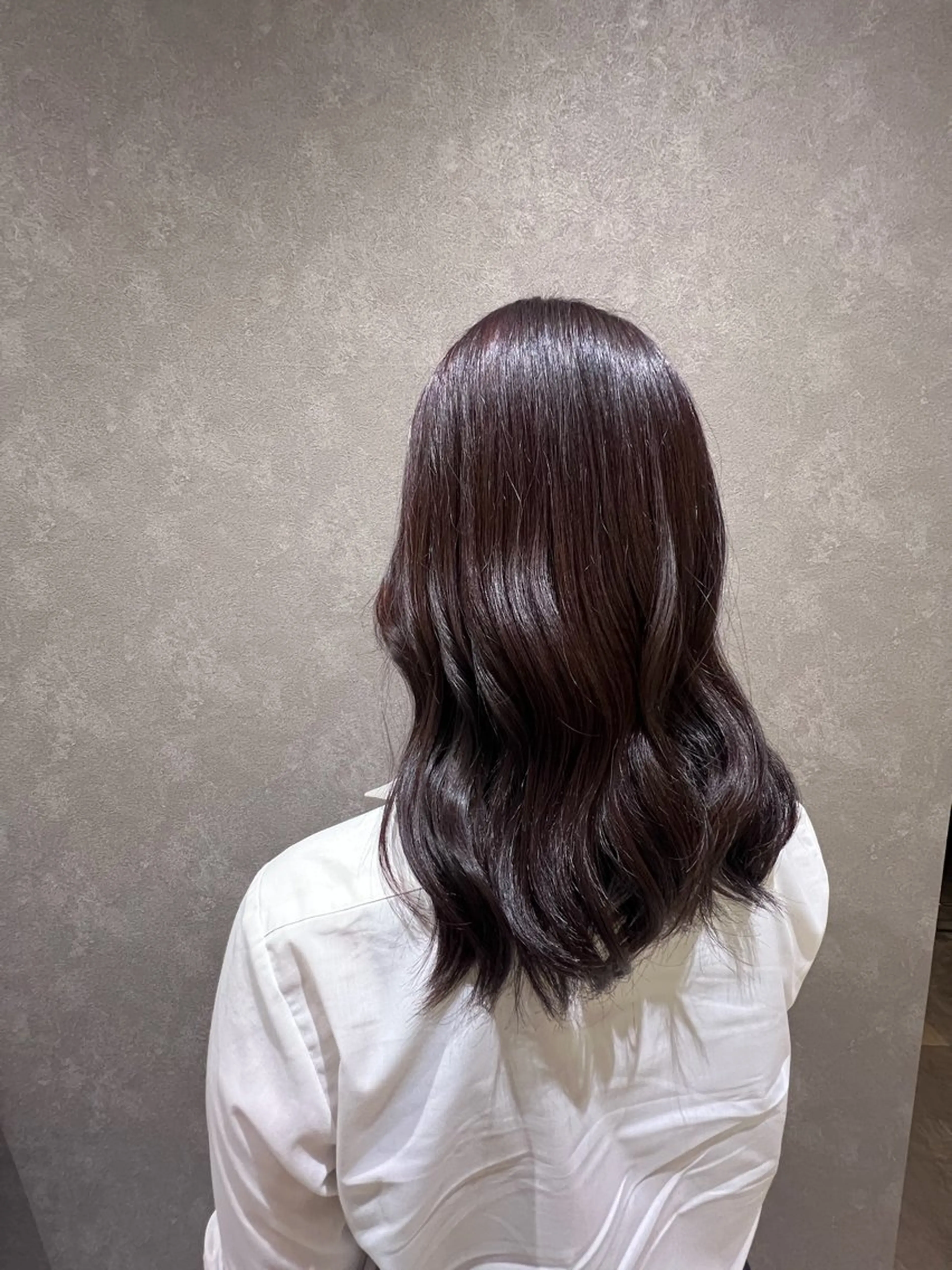 カラー ブラウンカラー ピンクカラー 髪質改善 Lee天王寺 Rinのヘアスタイル