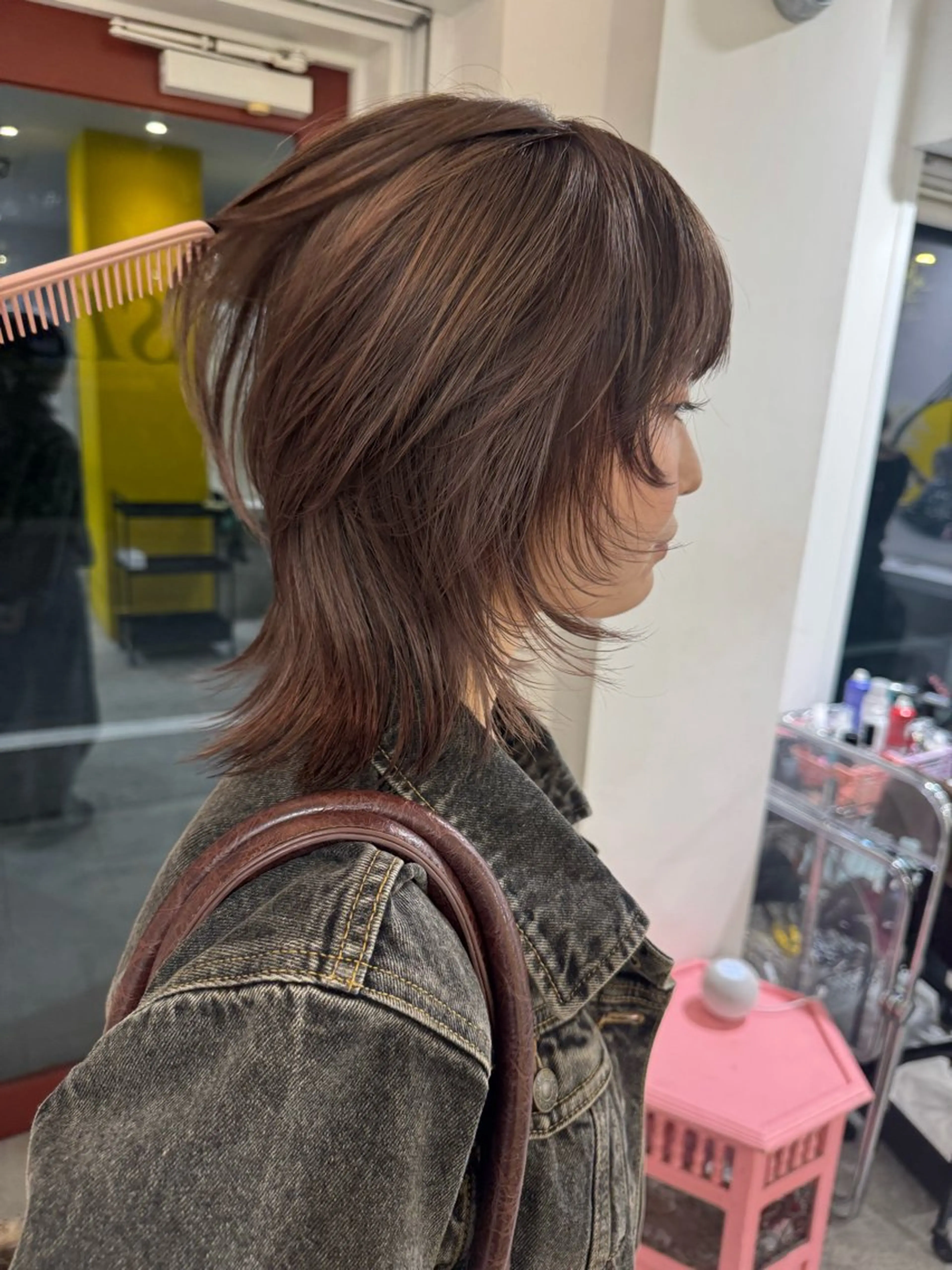 ミディアム カラー カット ヘアカラー Twig / てった / 津雲台のヘアスタイル