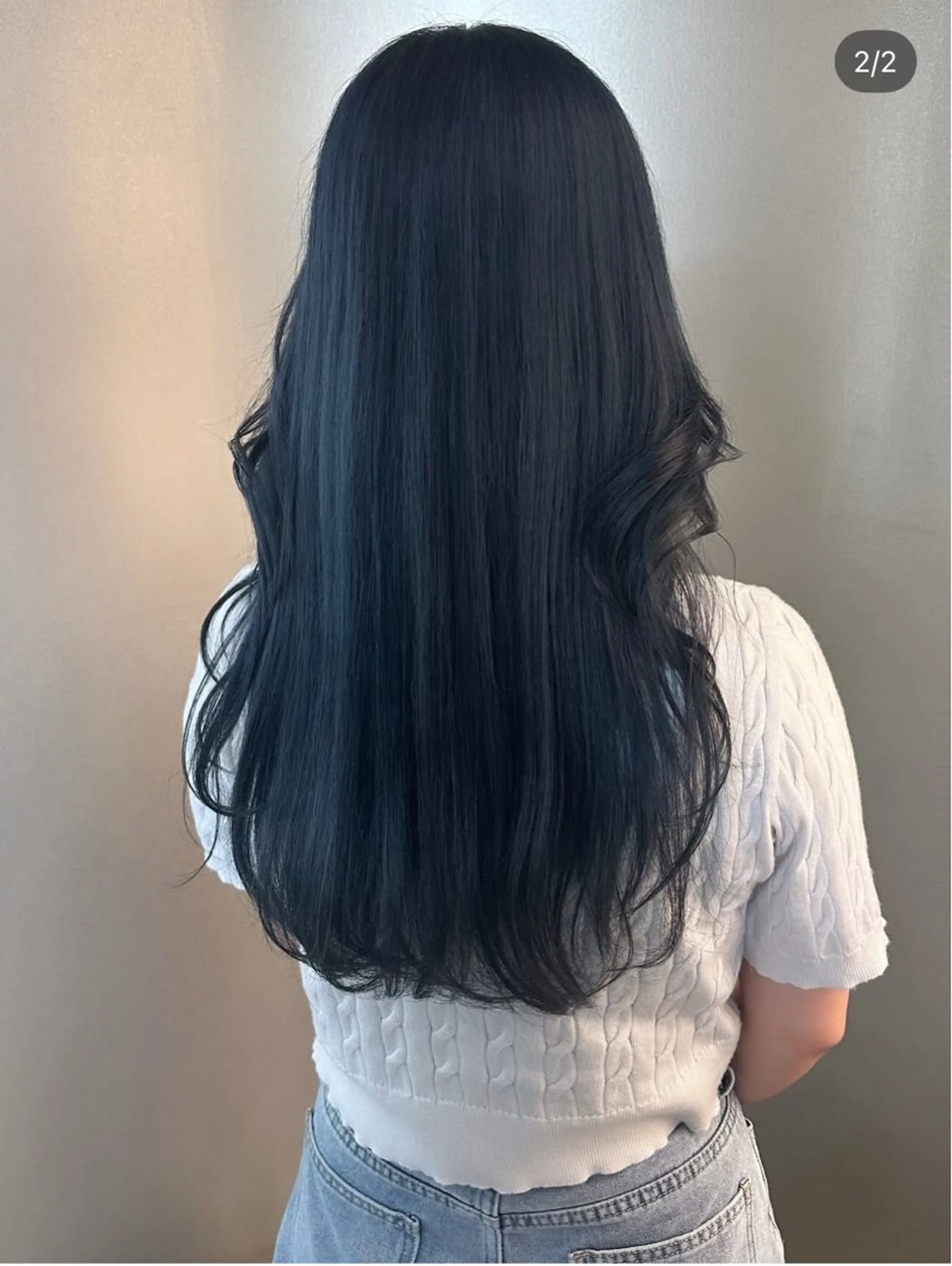 ロング ヘアカラー トリートメント 【川崎で叶う艶髪✨】 ニーナ/川崎駅のヘアスタイル