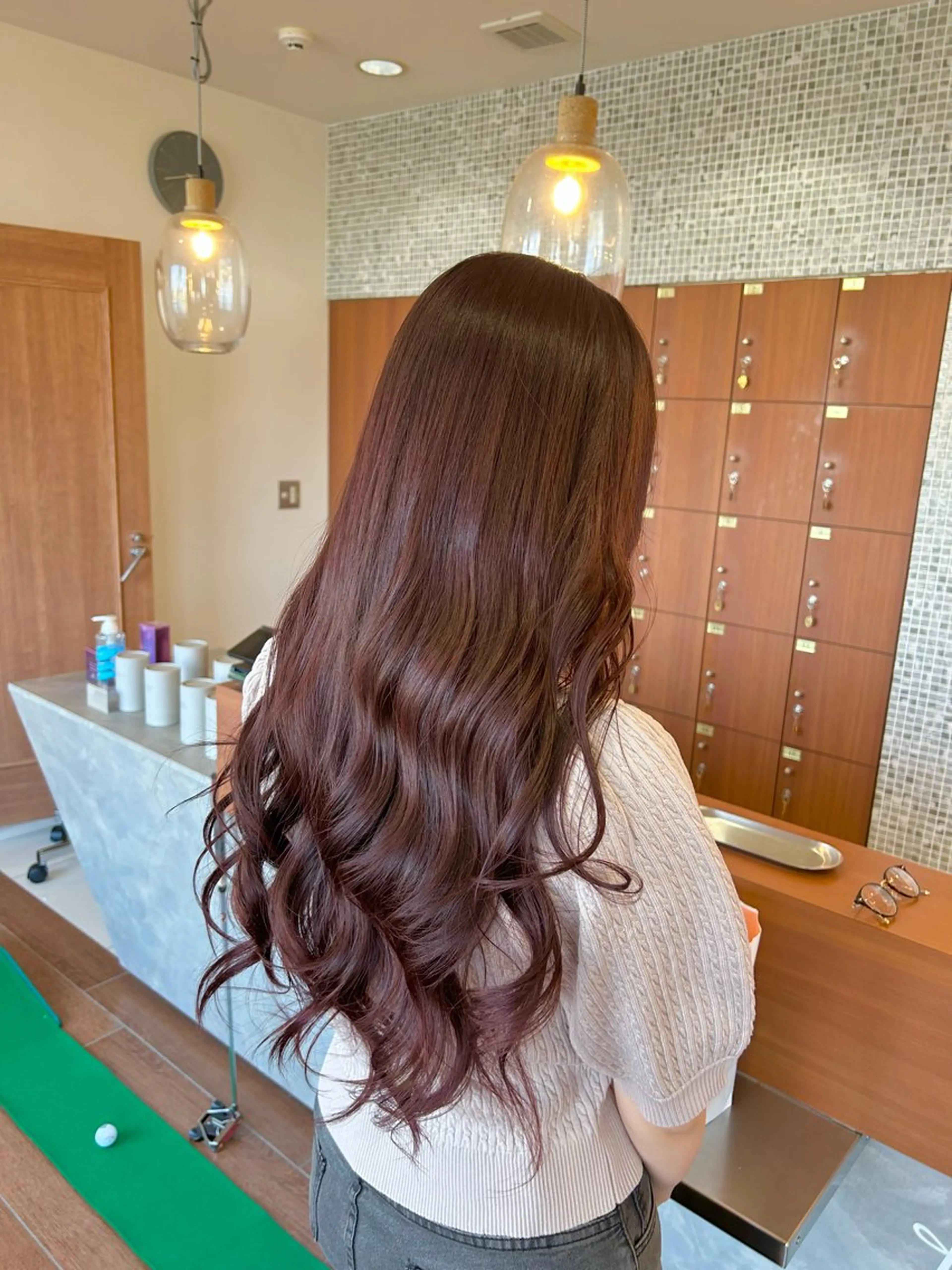 ロング カラー ブリーチ ブラウンカラー 透明感カラー ラベンダーカラー ブリーチなしカラー ヘアカラー トップスタイリスト 林すずかのヘアスタイル