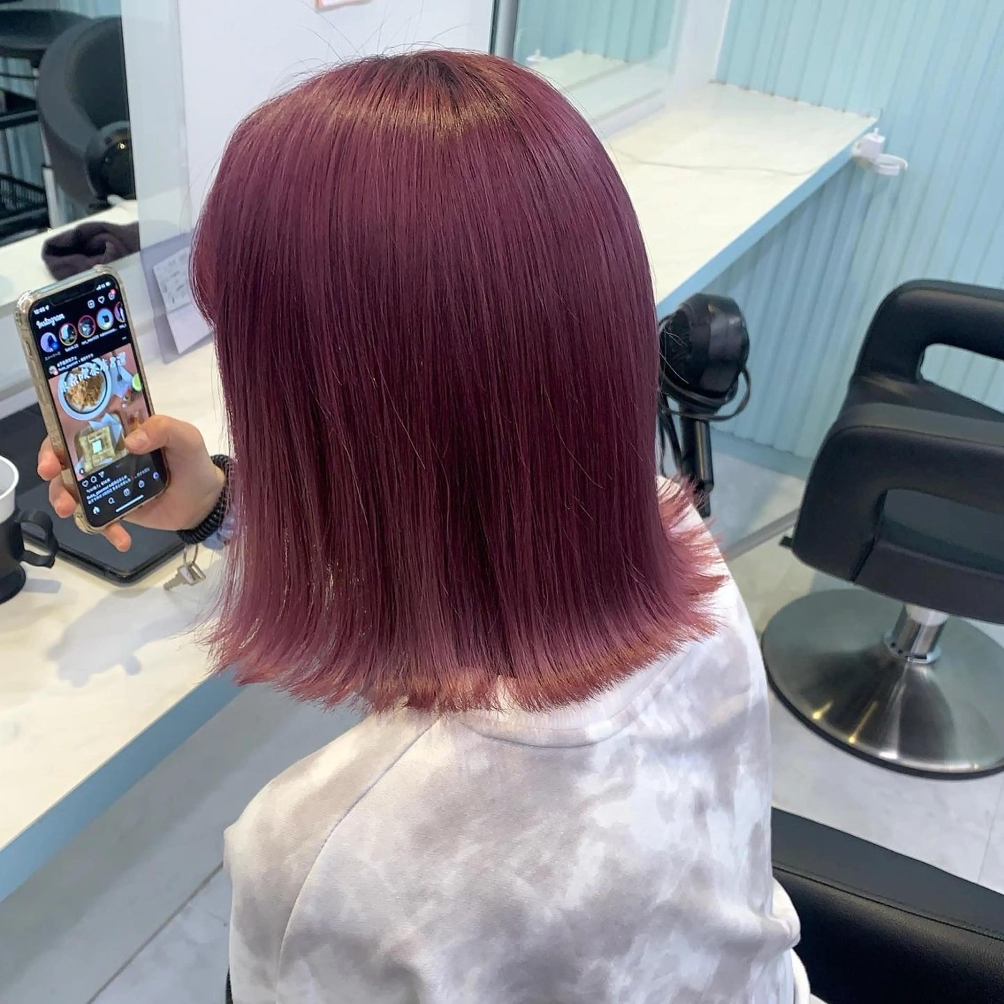 ショート カラー ヘアカラー トリートメント 大人っぽレイヤー/ベ ージュ🪄yuunaのヘアスタイル