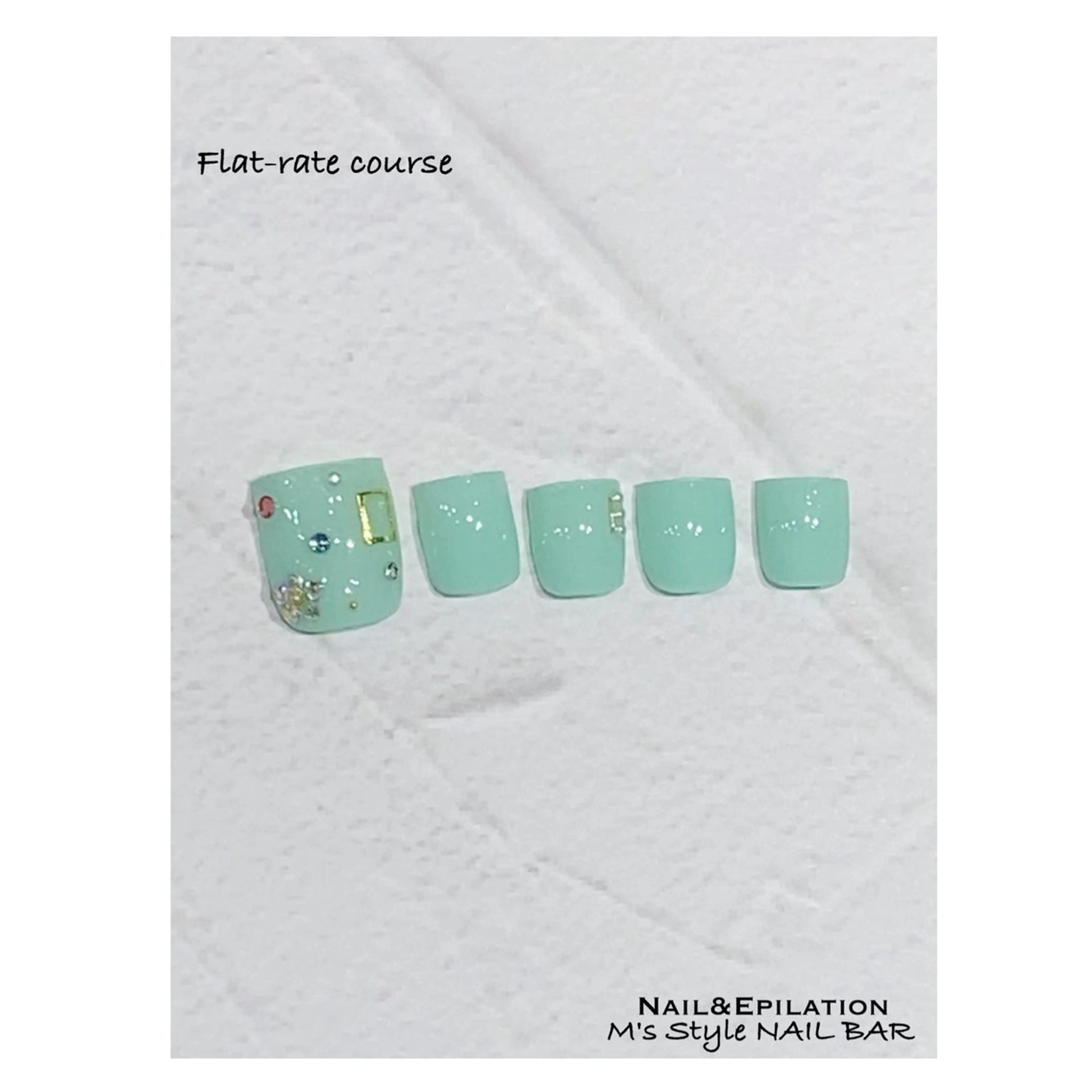 ネイル 成人式 フットネイル フレンチネイル ジェルネイル 韓国ネイル フットネイル M's Style NAIL BARのネイルデザイン
