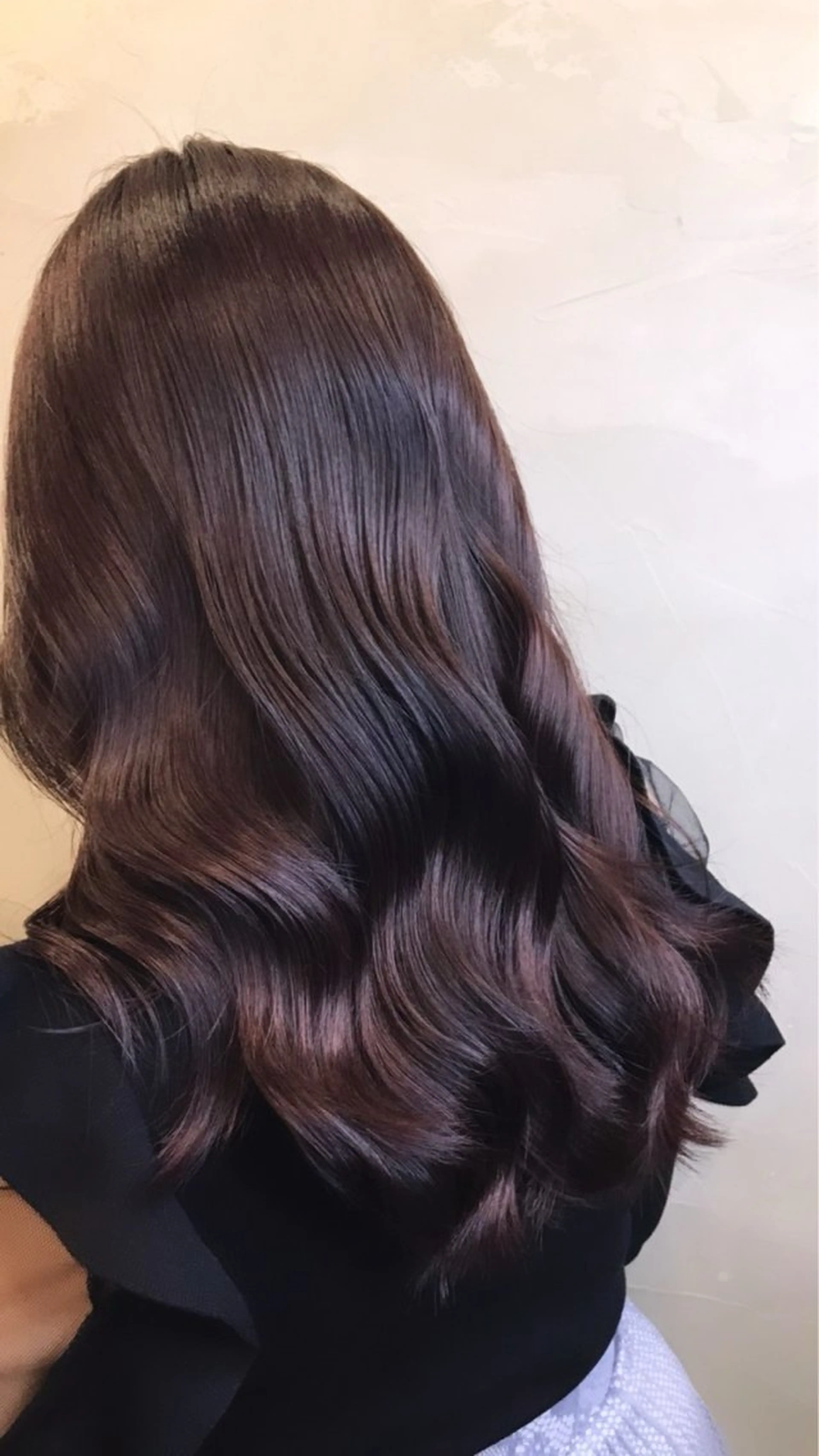 セミロング 河部 真子のヘアスタイル