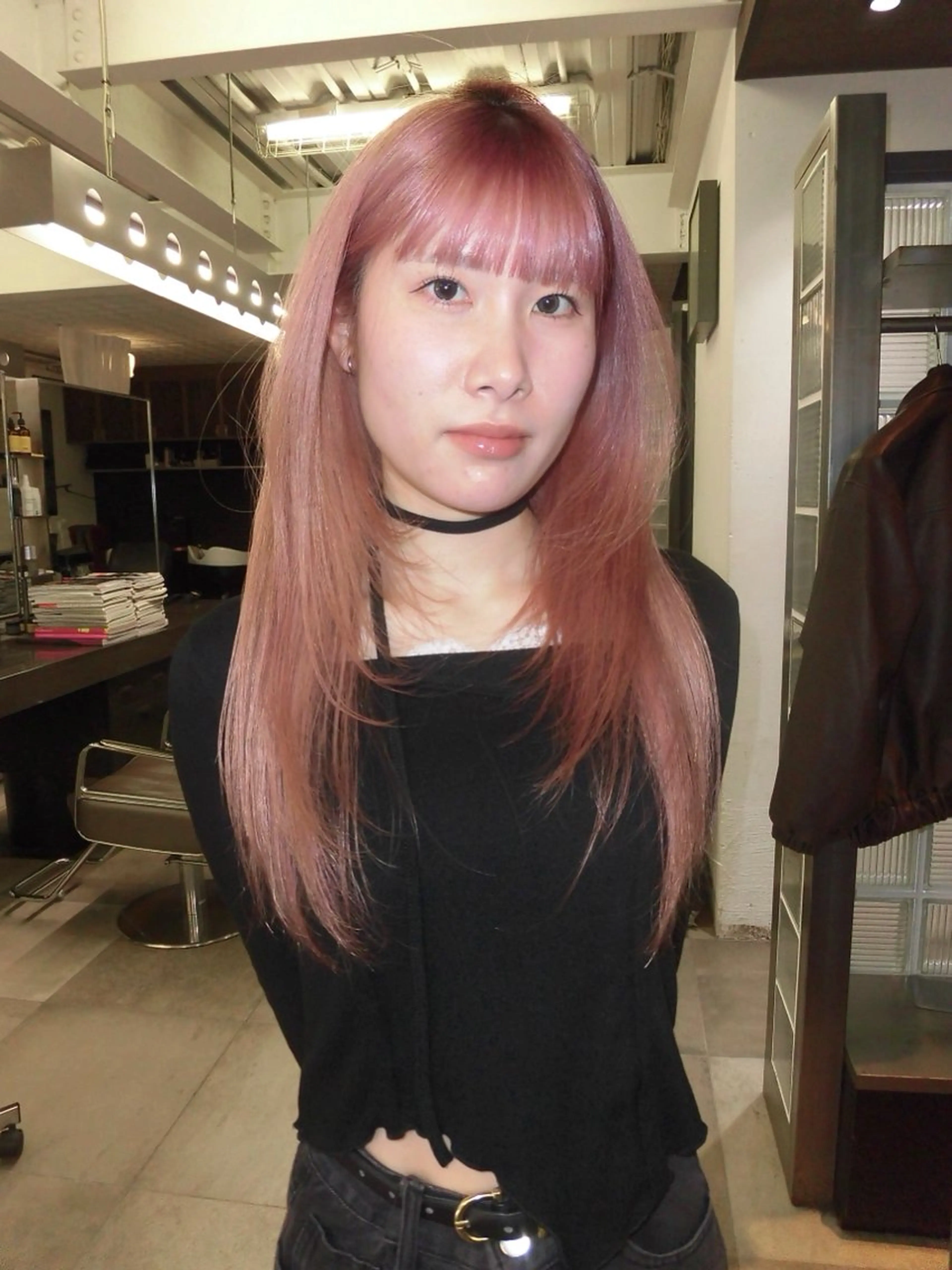 ロング カラー 工藤 姫和のヘアスタイル