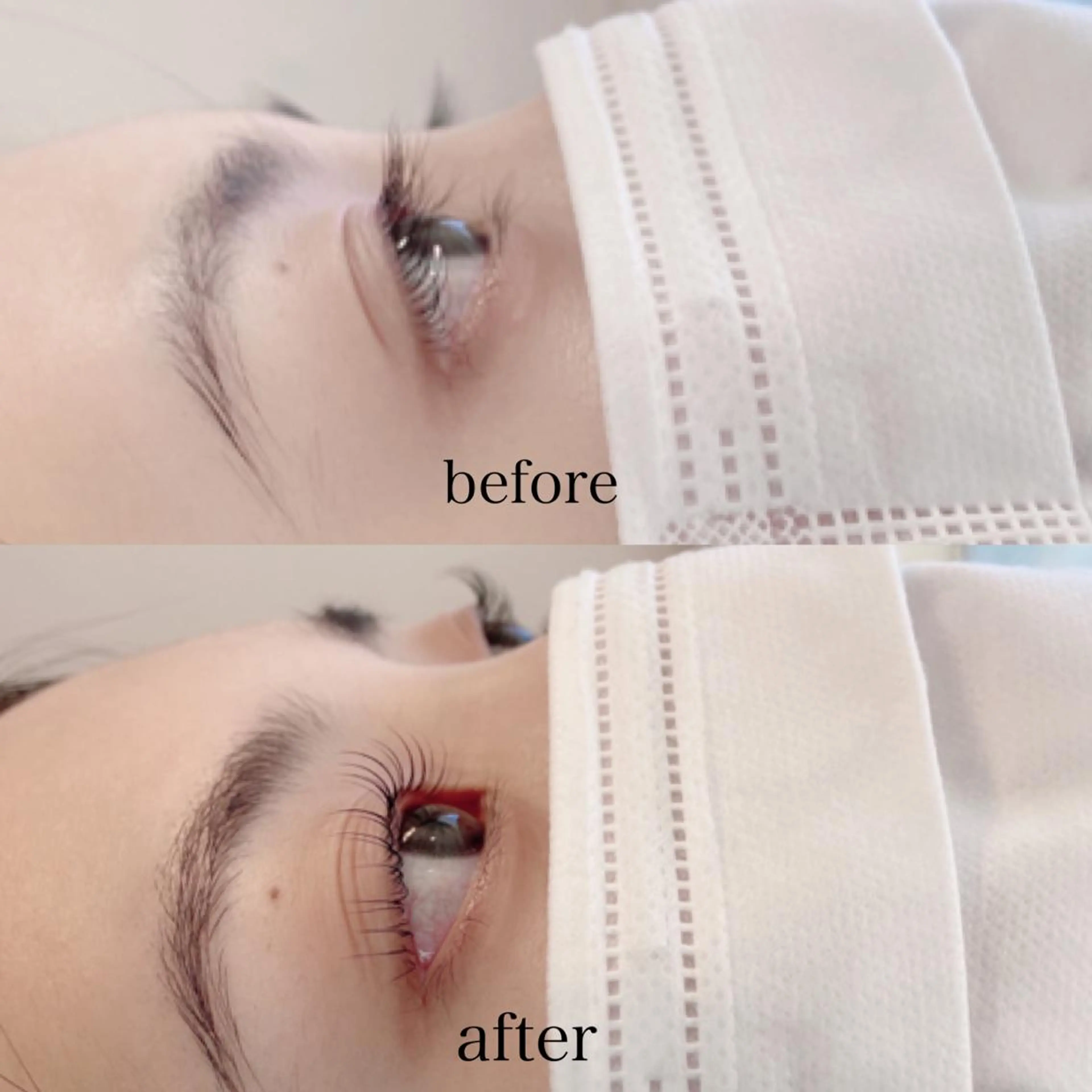 マツエク・マツパ カラーマツエク フラットラッシュ 韓国風マツエク パリジェンヌラッシュリフト まつげパーマ オーダーメイドまつげ ＆まゆげ.RIKAのマツエク・マツパデザイン