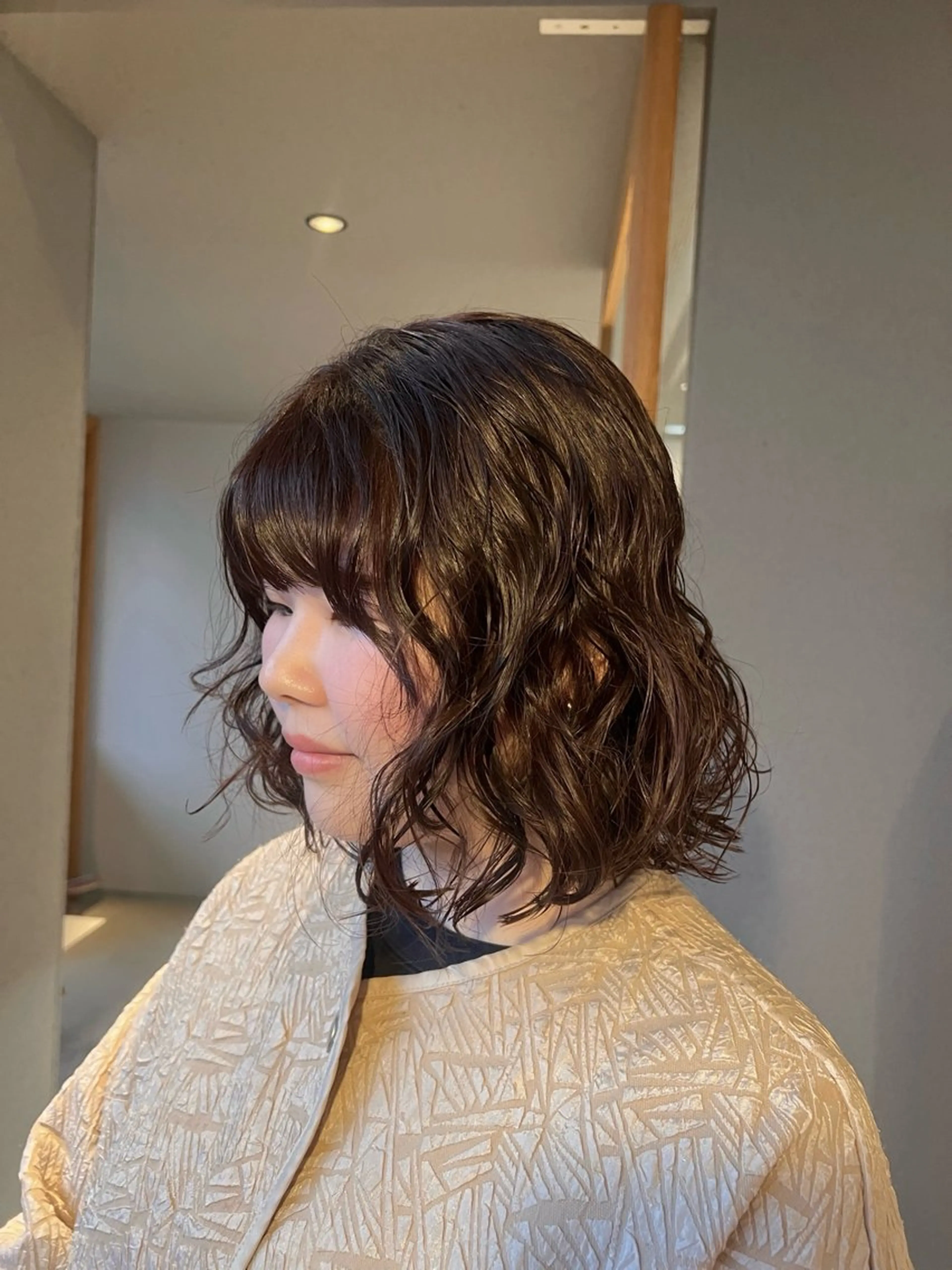 パーマ ボブ カット パーマ cocoro /レイヤーカットのヘアスタイル