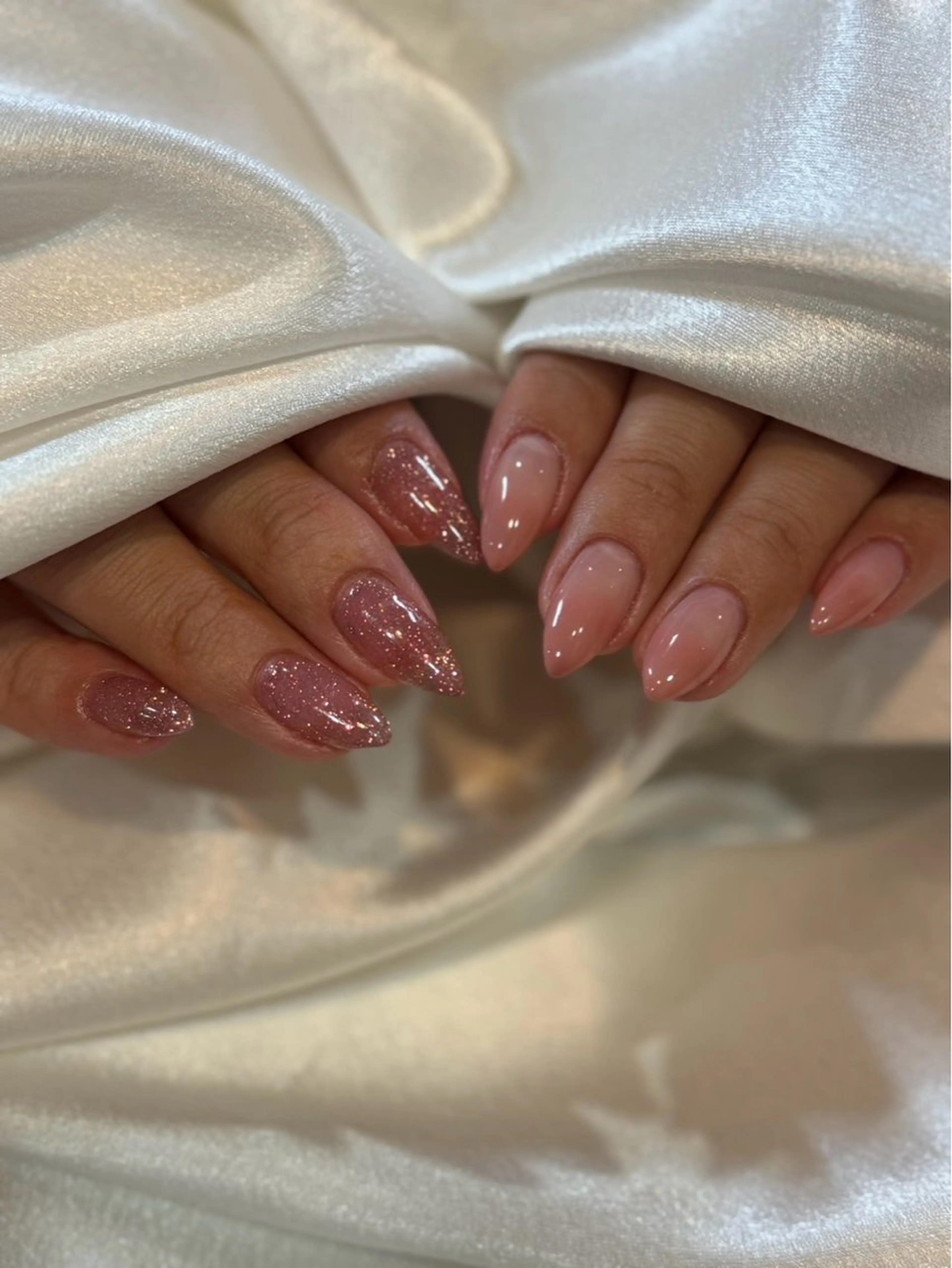 綺麗めオフィスネイルお探しの方☕️【ハンドジェルカラーグラデーション】※ カラーは指定サンプルよりお選びいただきますの写真