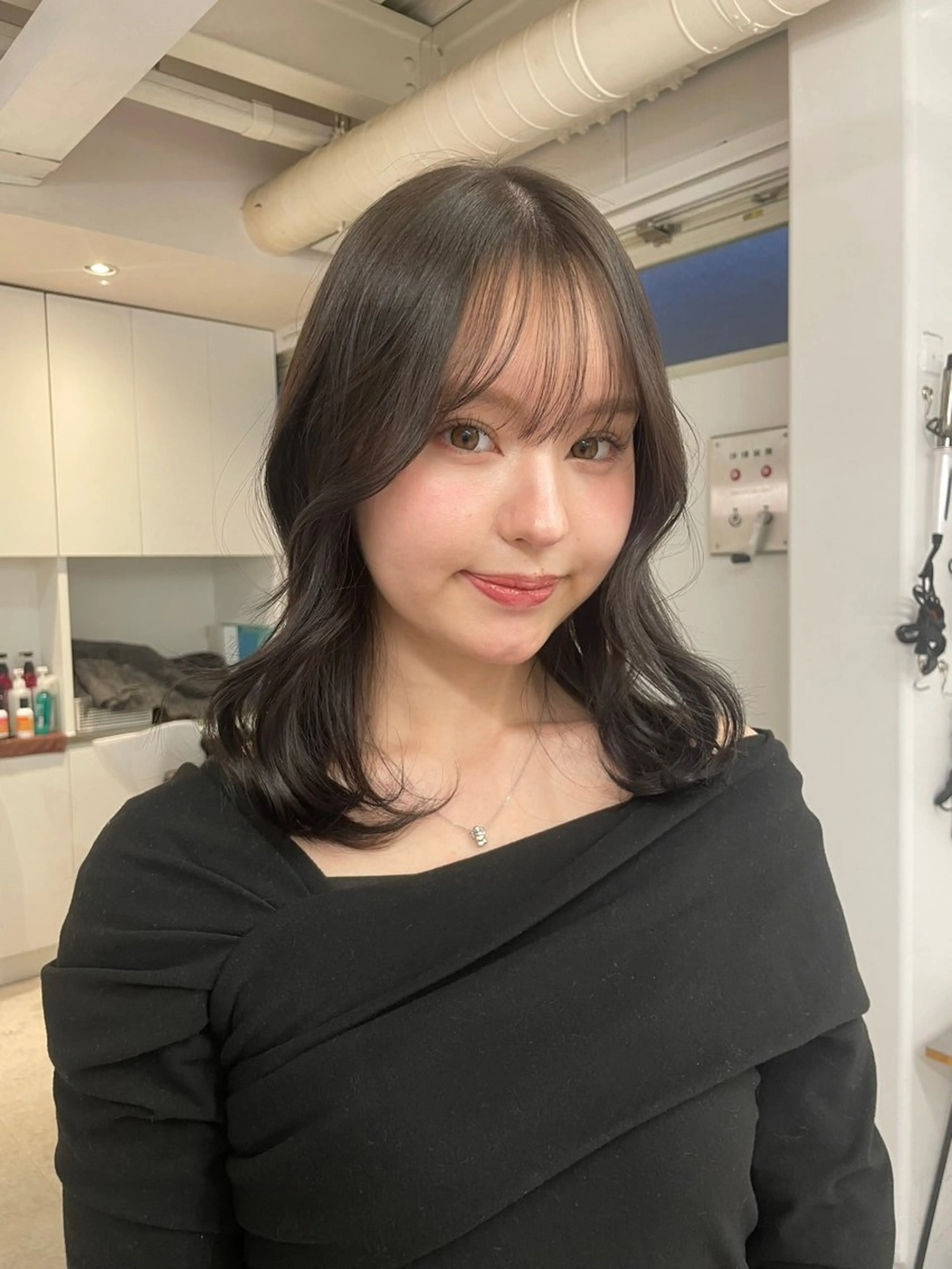 セミロング ヘアカラー トリートメント ヘアセット 🪅ブリーチカラー 🪅琉羽Ruuのヘアスタイル