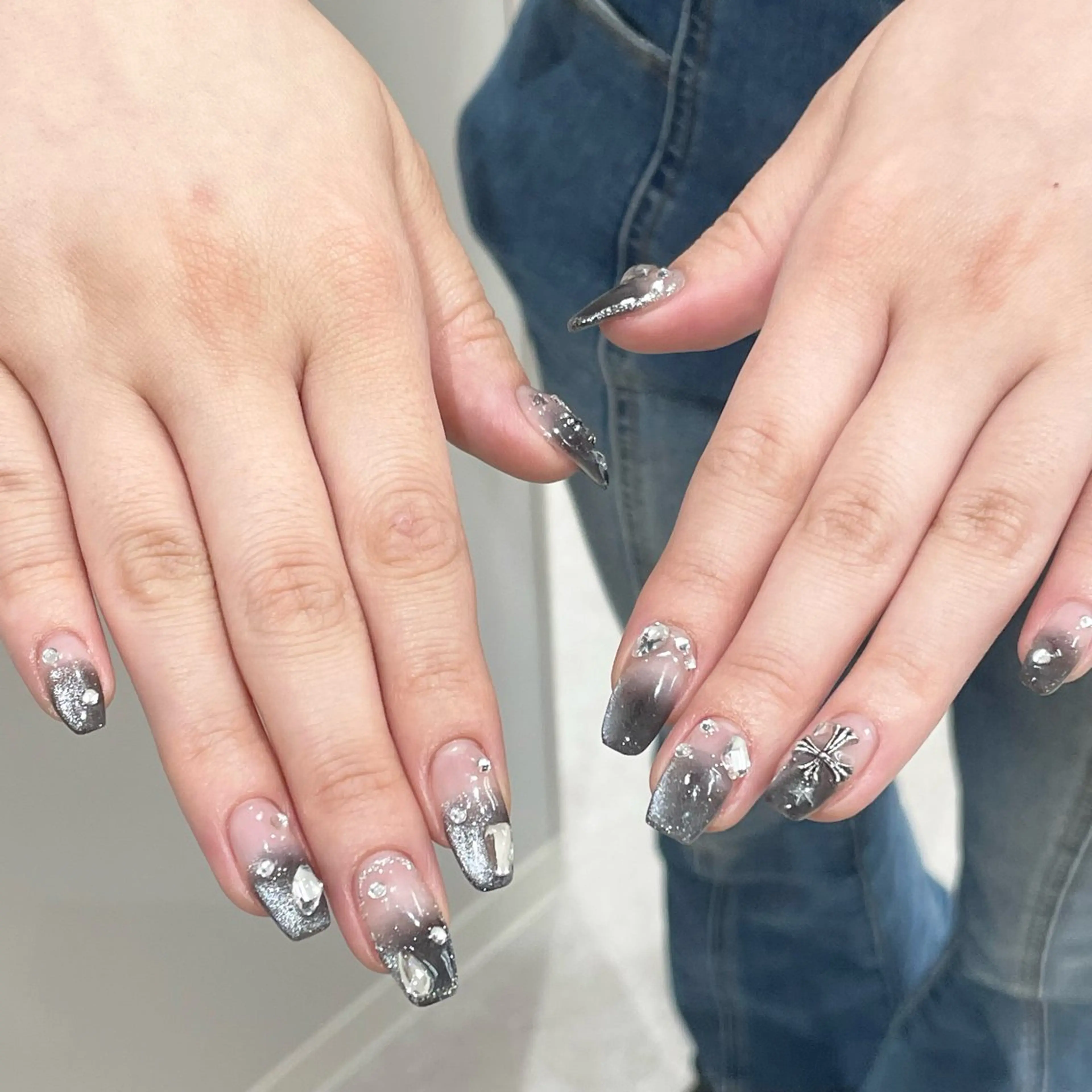 ネイル ハンドネイル GO TODAY 吉祥寺Glint所属・うの 韓国ﾈｲﾙ໒꒱⋆⭒˚のネイルデザイン