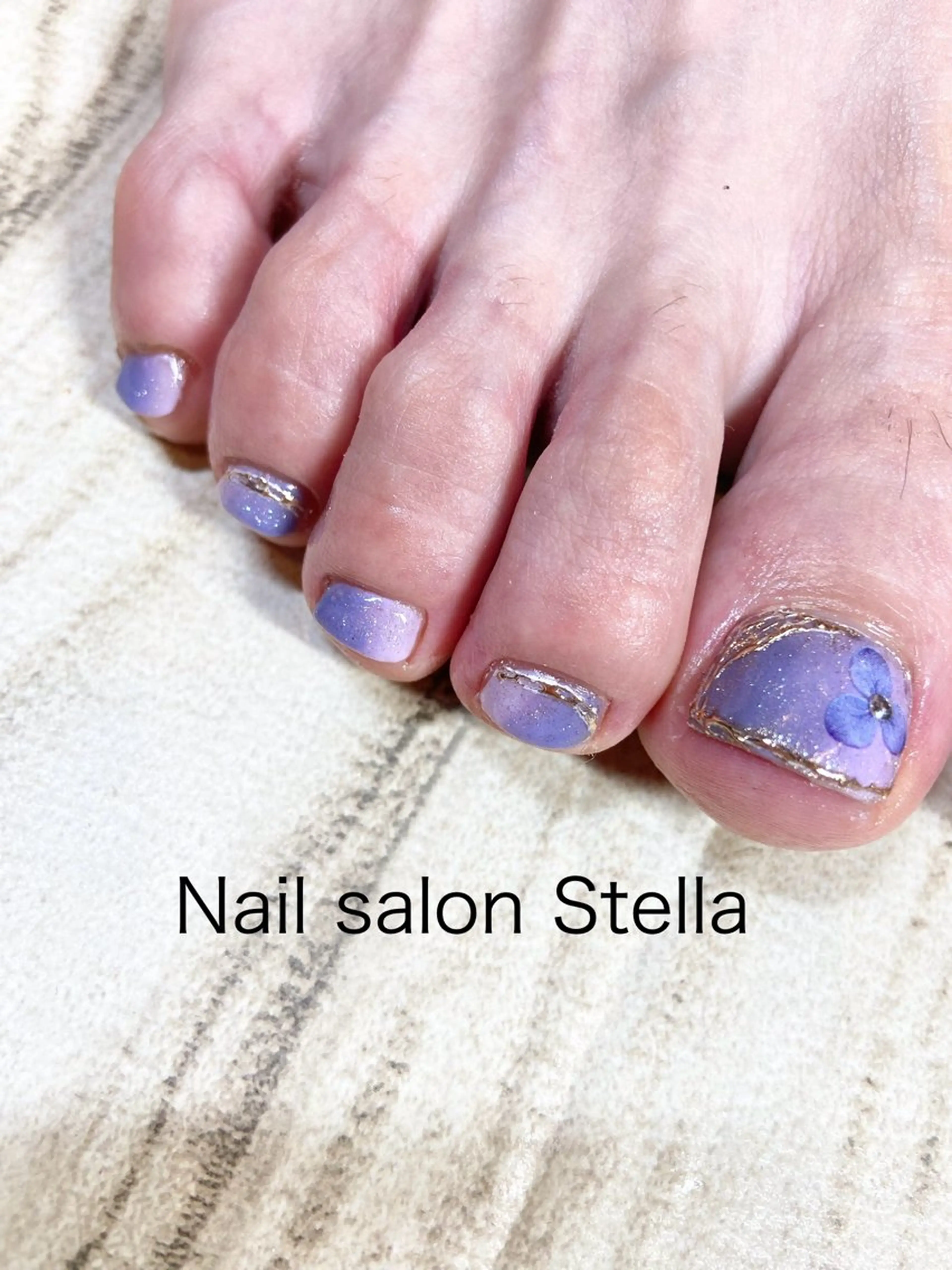 ネイル フットネイル ミラーネイル ネイルサロン ステラのネイルデザイン