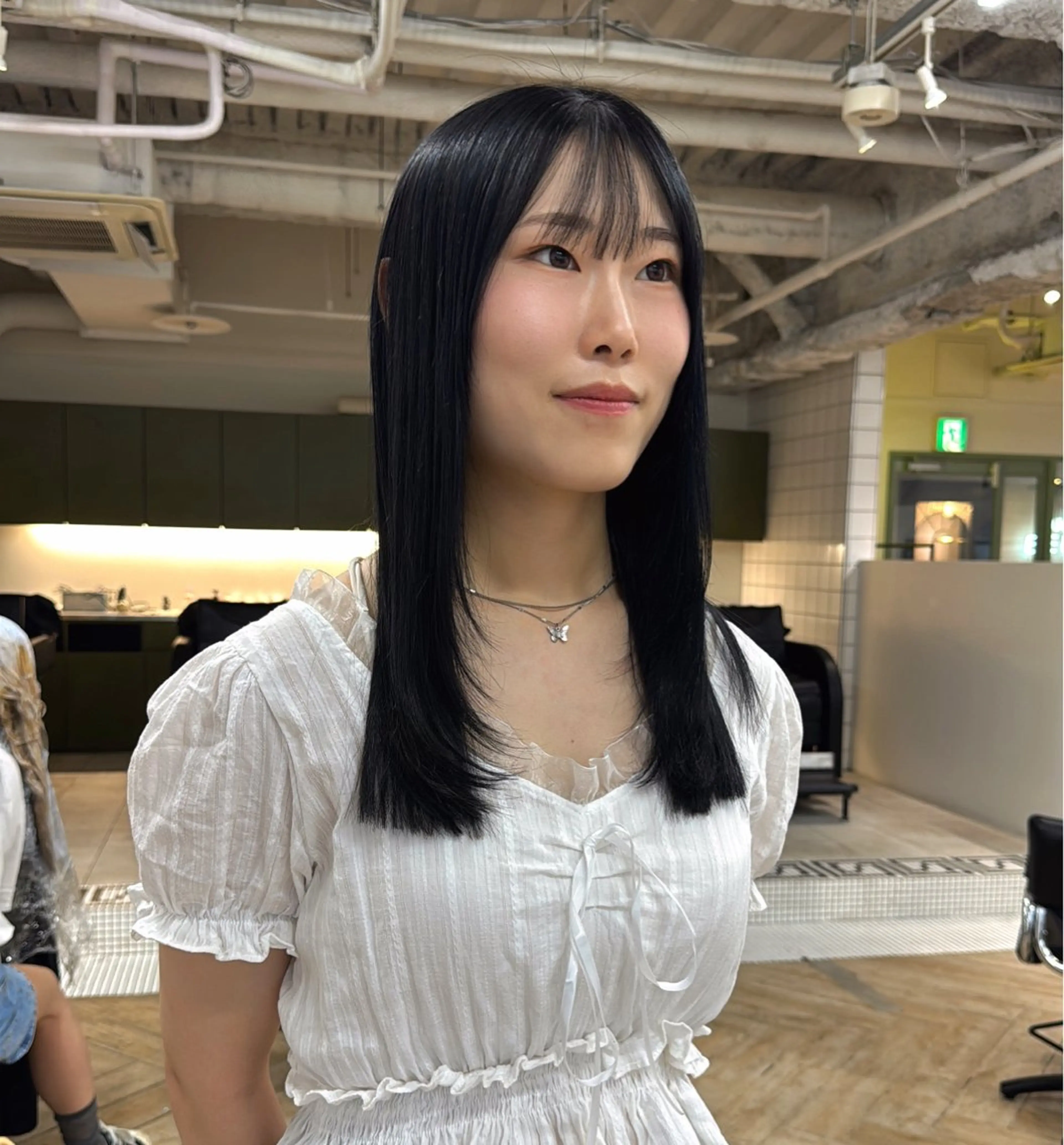 ロング カット ヘアカラー トリートメント ダブルカラーベージュ 新潟/万代/髙橋魁真のヘアスタイル