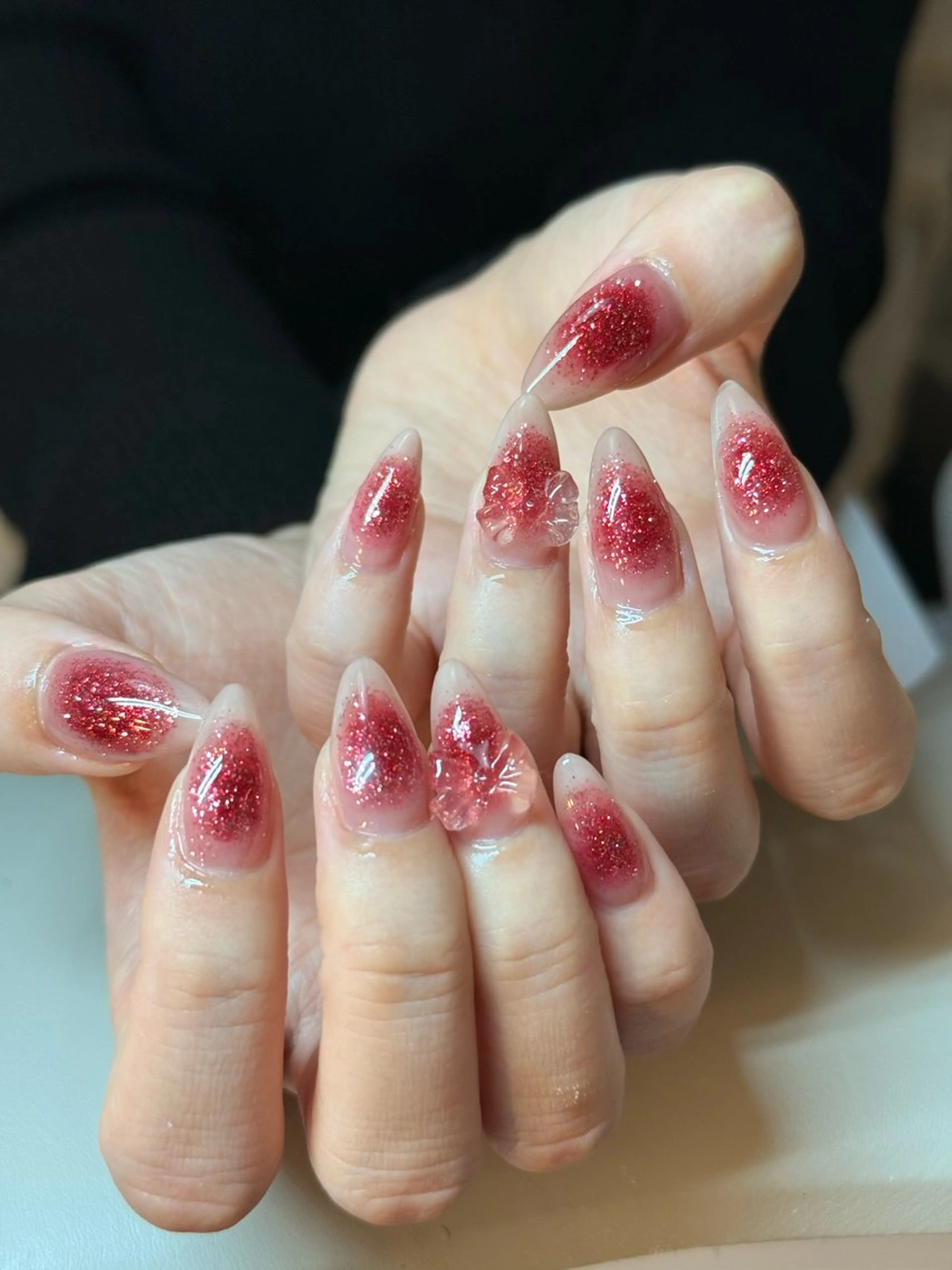 ネイル チークネイル ハンドネイル bliss nail room山岸のネイルデザイン