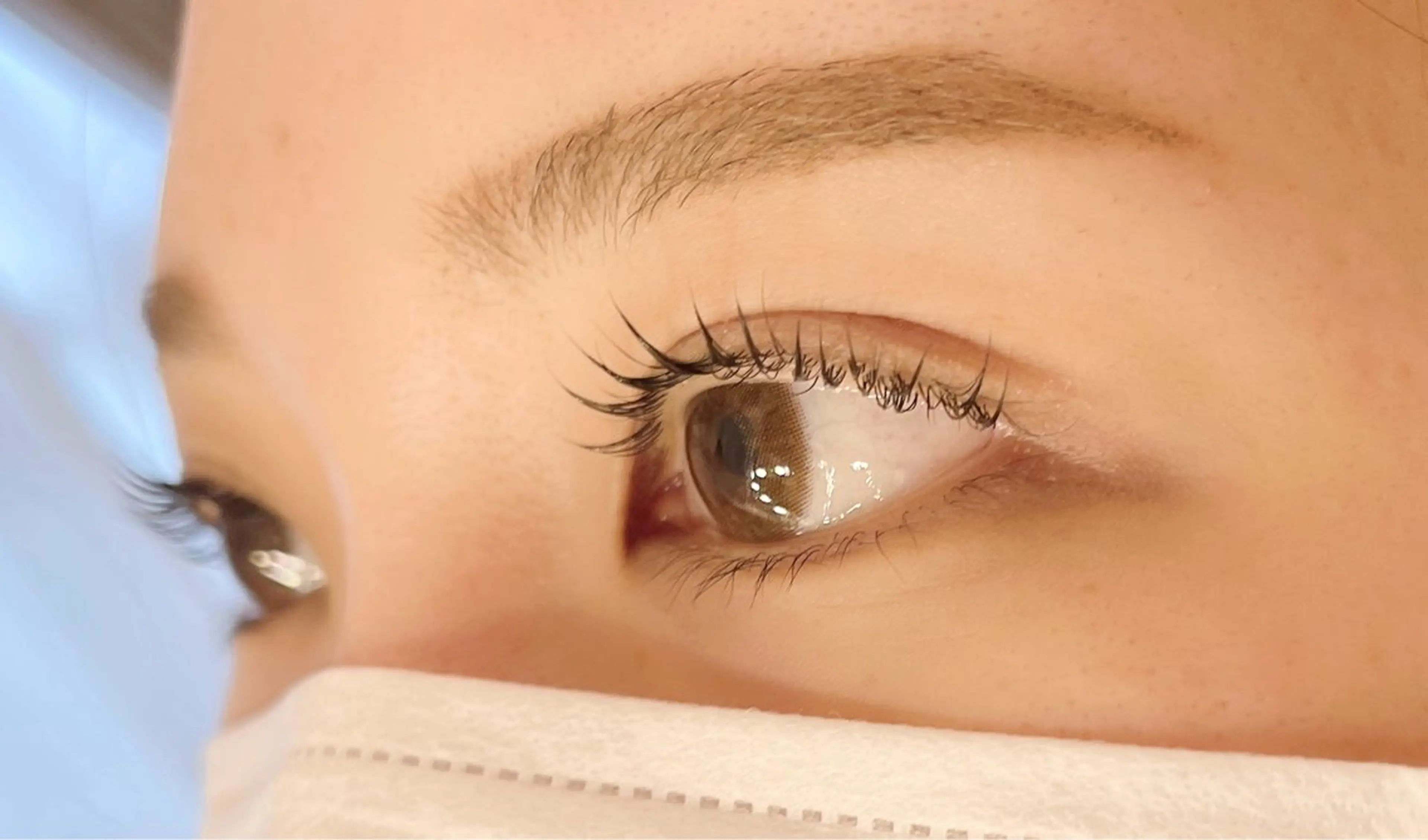 まつげパーマ+眉ワックス脱毛の写真