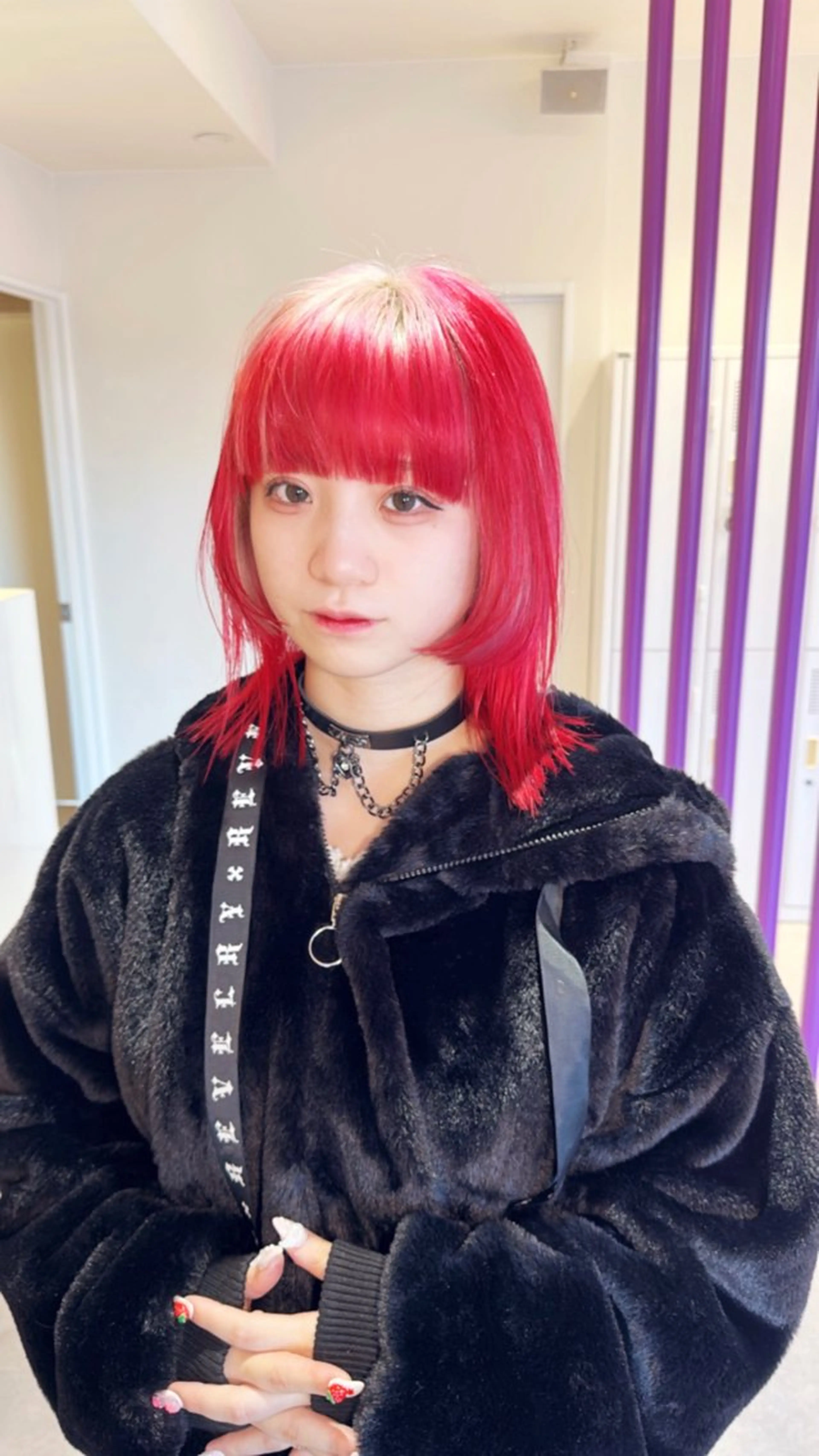 ミディアム カット ヘアカラー トリートメント ダメージレスブリーチ HIROSHIのヘアスタイル