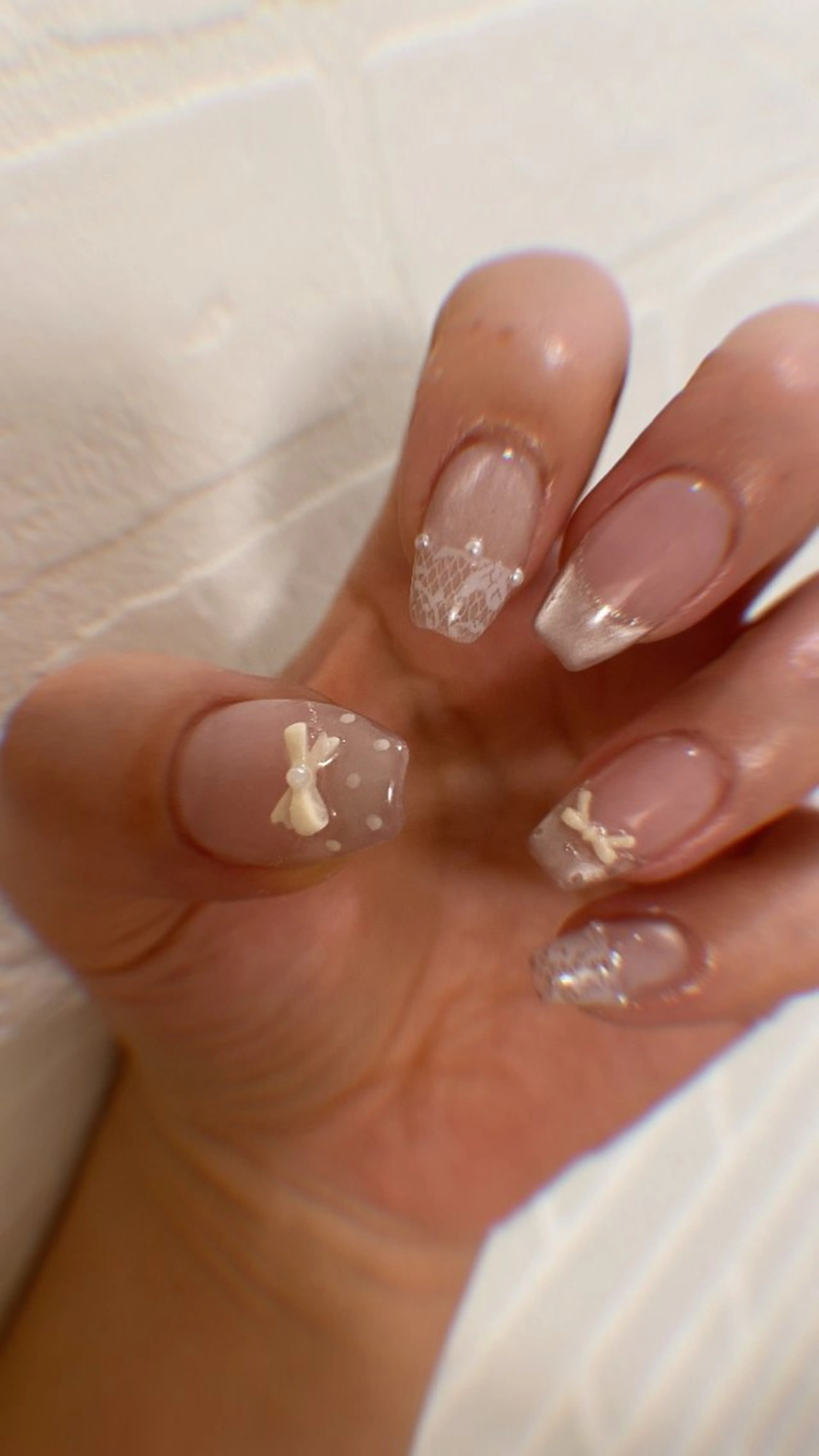 ネイル ハンドネイル crystal ⭐︎ colorのネイルデザイン