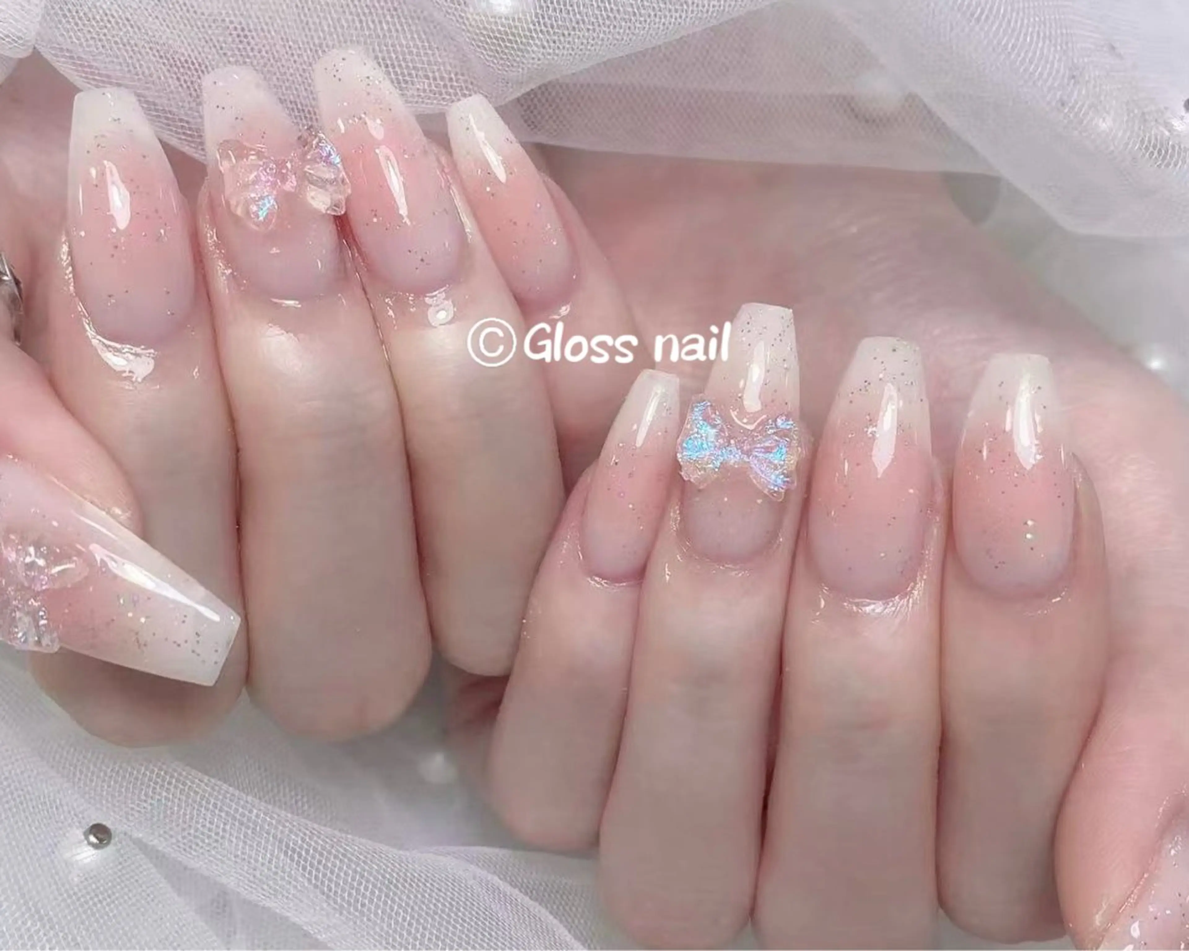 ネイル ハンドネイル Meri💅ジェル& チップ長さだし専門のネイルデザイン