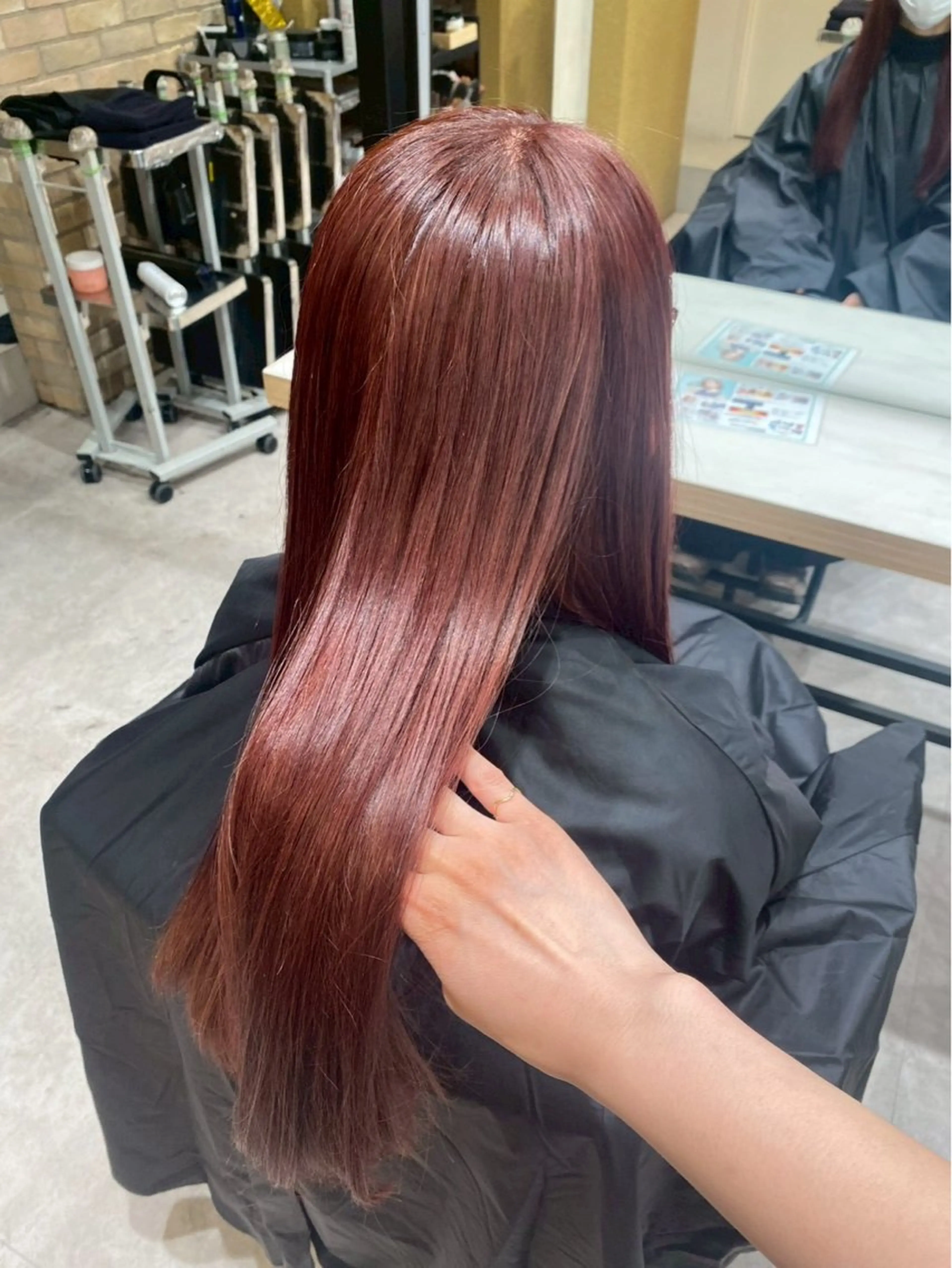 カラー レッドカラー 暖色カラー/ 髪質改善🌀shoのヘアスタイル