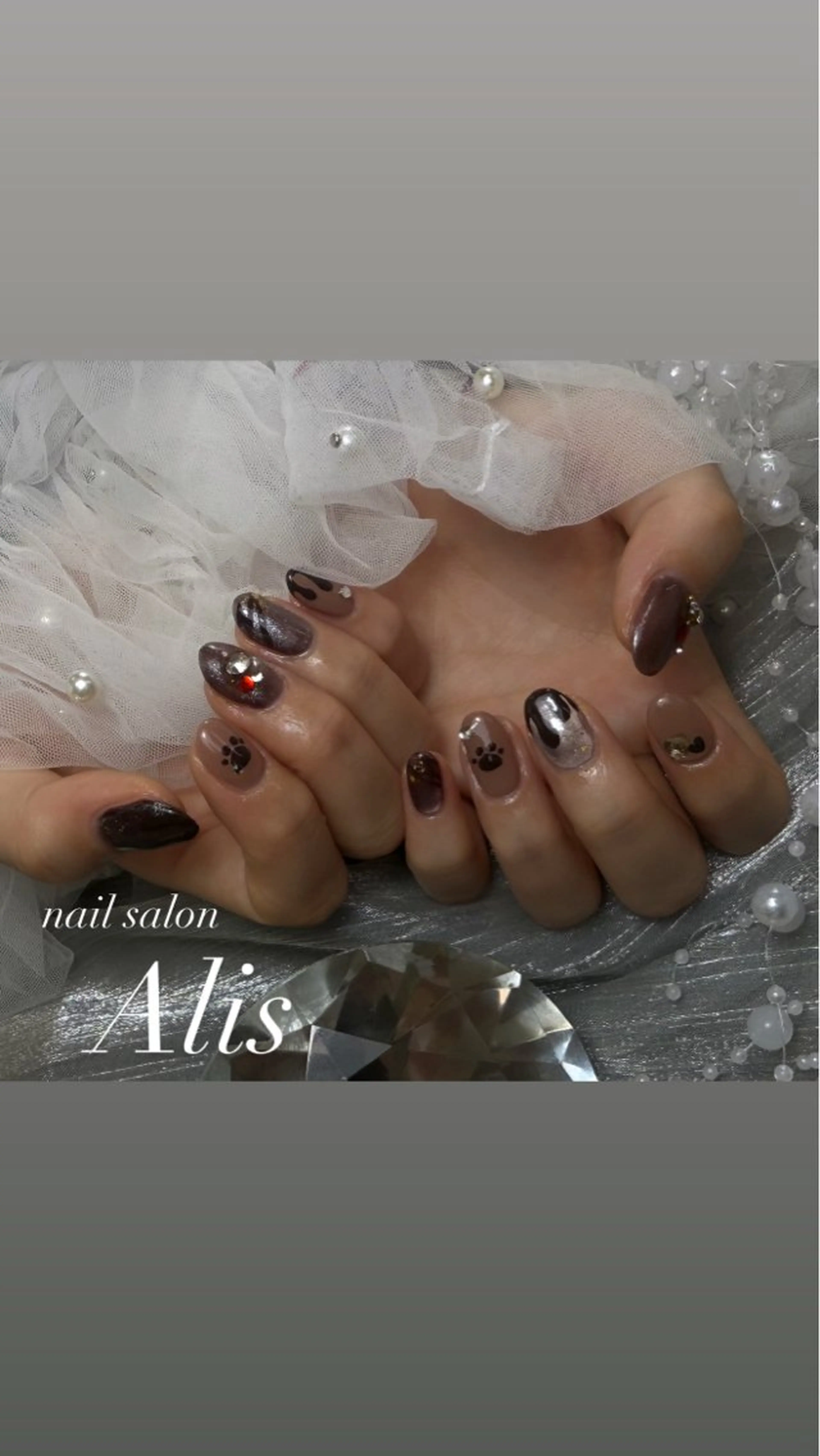 ネイル ハンドネイル 中西 美羽のネイルデザイン