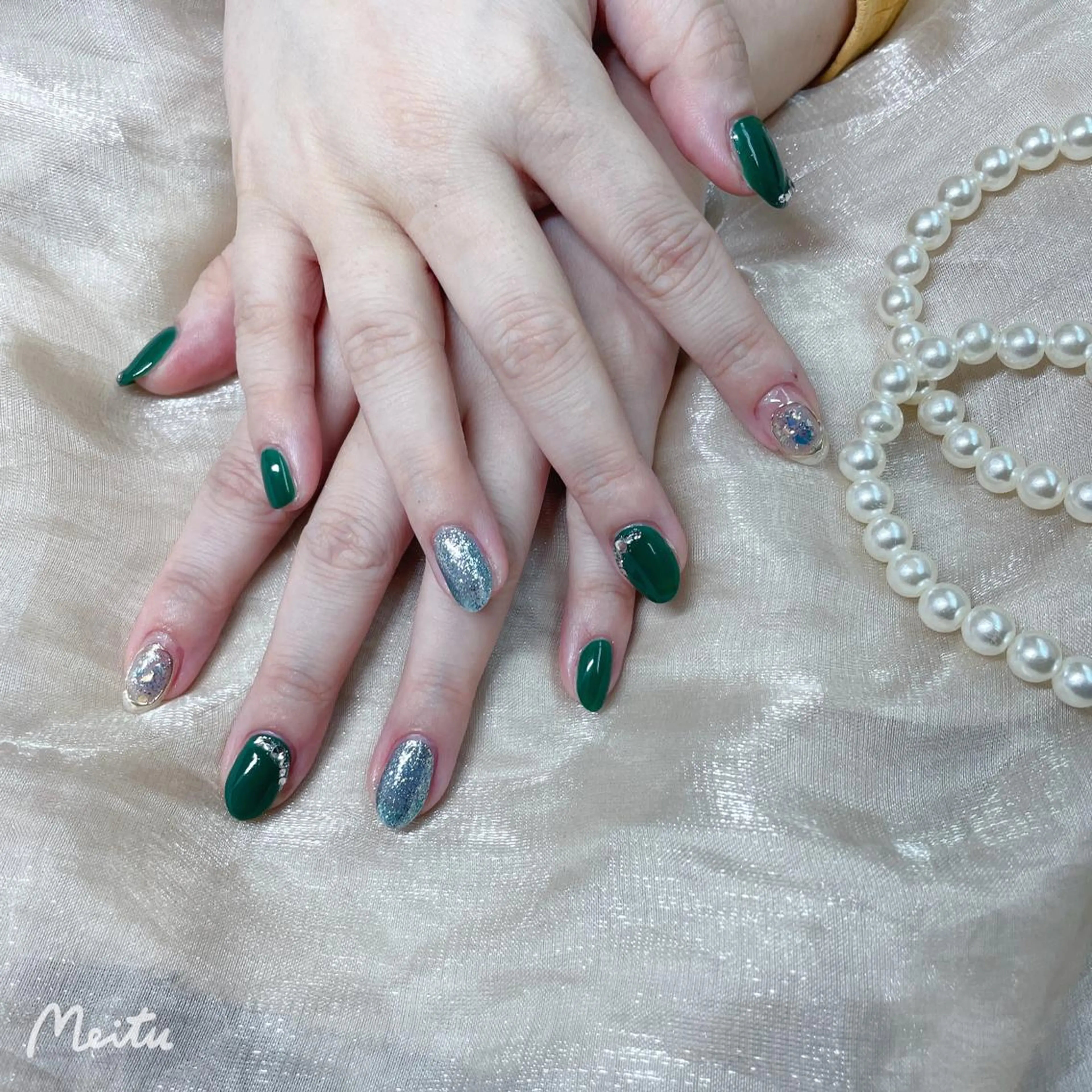 ネイル スカルプネイル ハンドネイル リ サのネイルデザイン