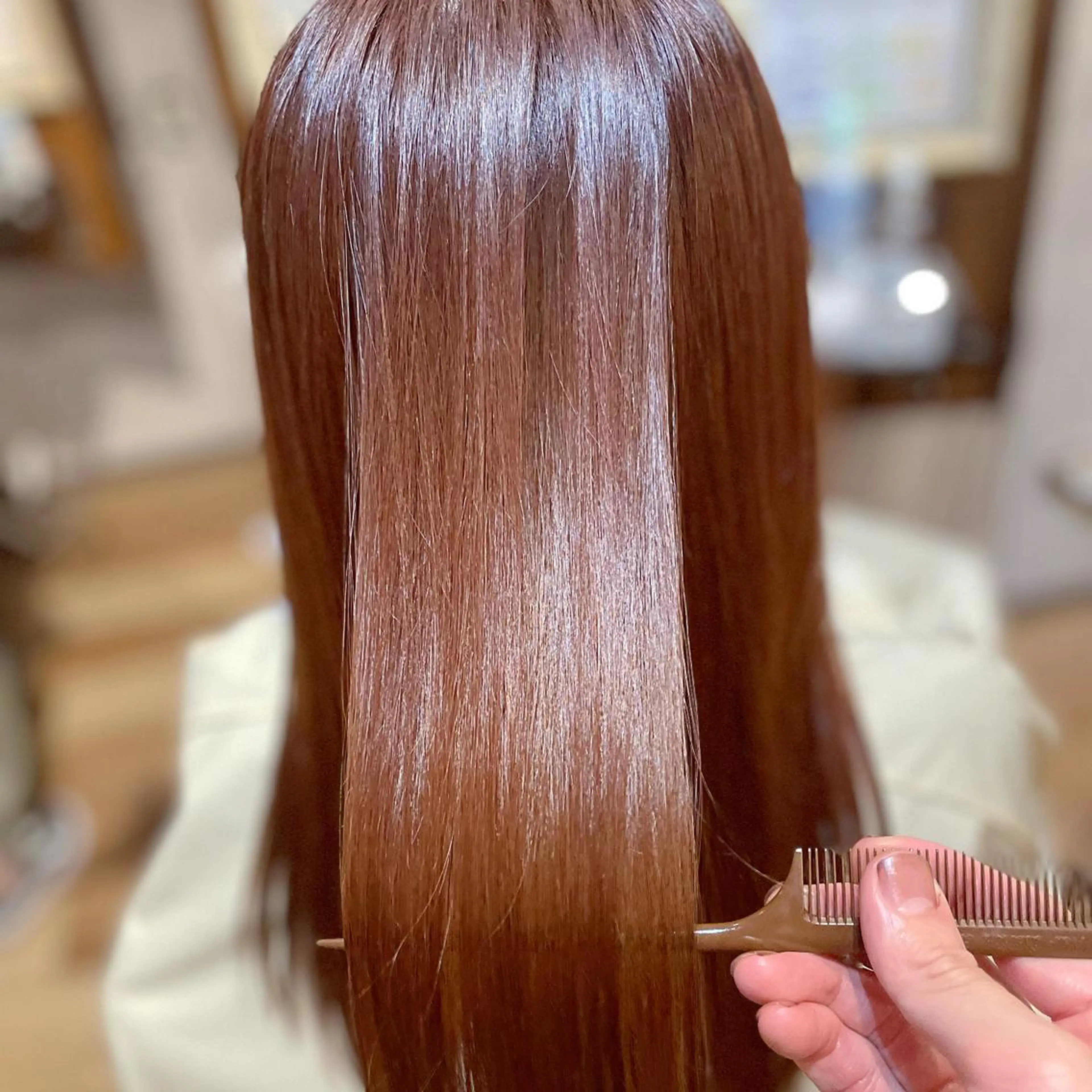 ロング 縮毛矯正 縮毛矯正 hairresort Ai 川越店のヘアスタイル