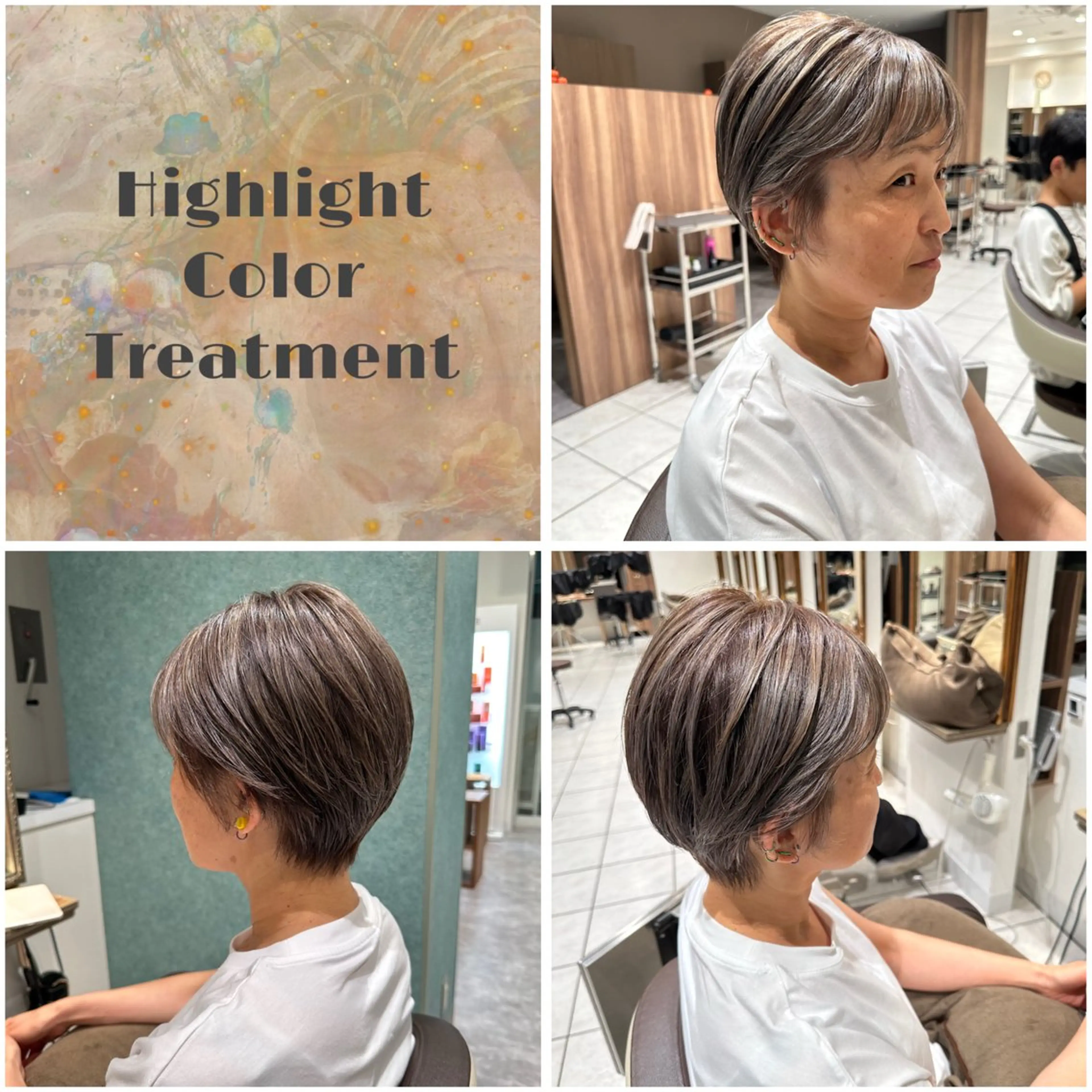 ショート カラー Ash日暮里 /momijiのヘアスタイル