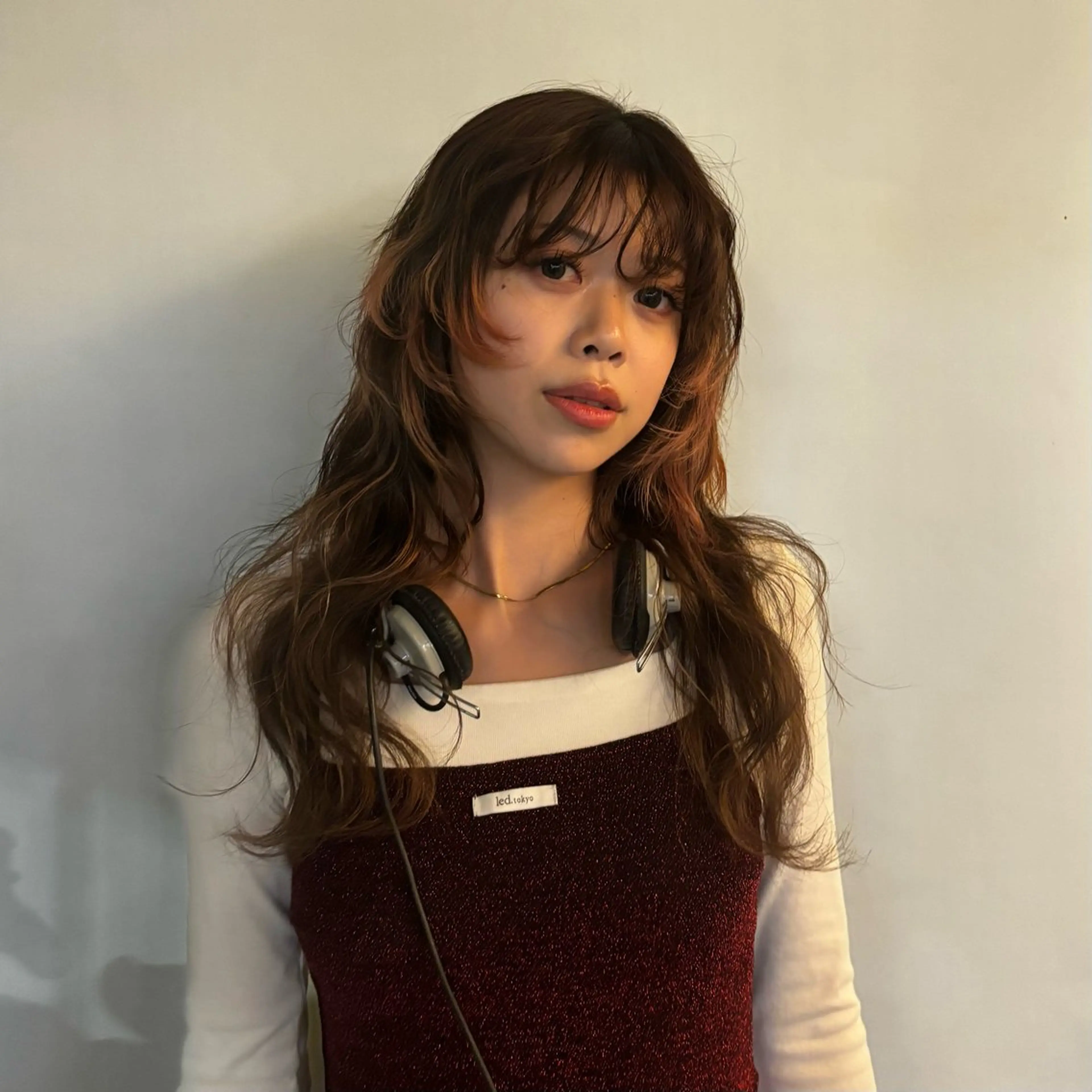 ロング カラー HANA所属・林 小桃のヘアスタイル