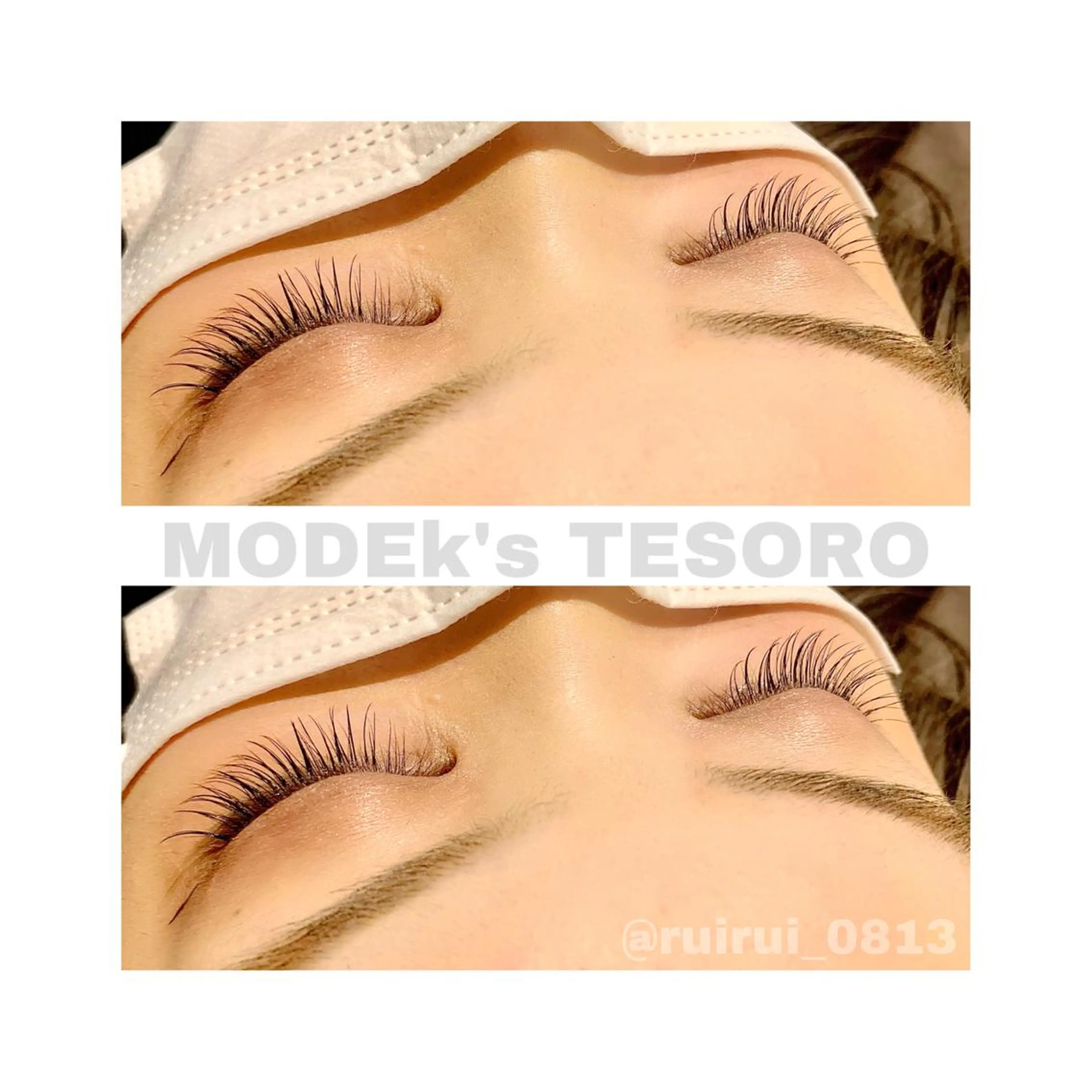 マツエク・マツパ マツエク MODEk's TESORO柿崎流依のマツエク・マツパデザイン