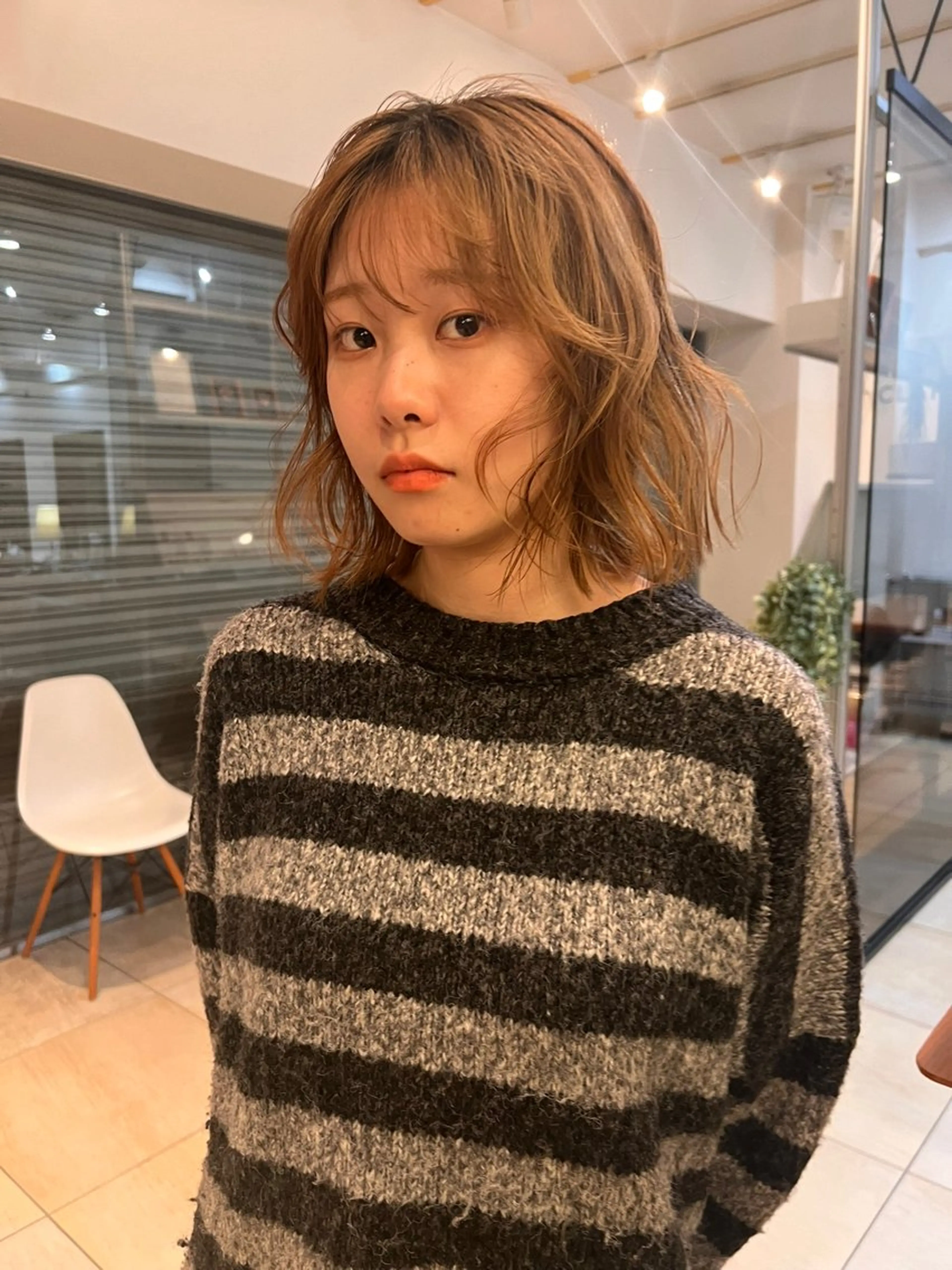 ミディアム リリカ🐈‍⬛メンズ カットモデル/上永谷のヘアスタイル