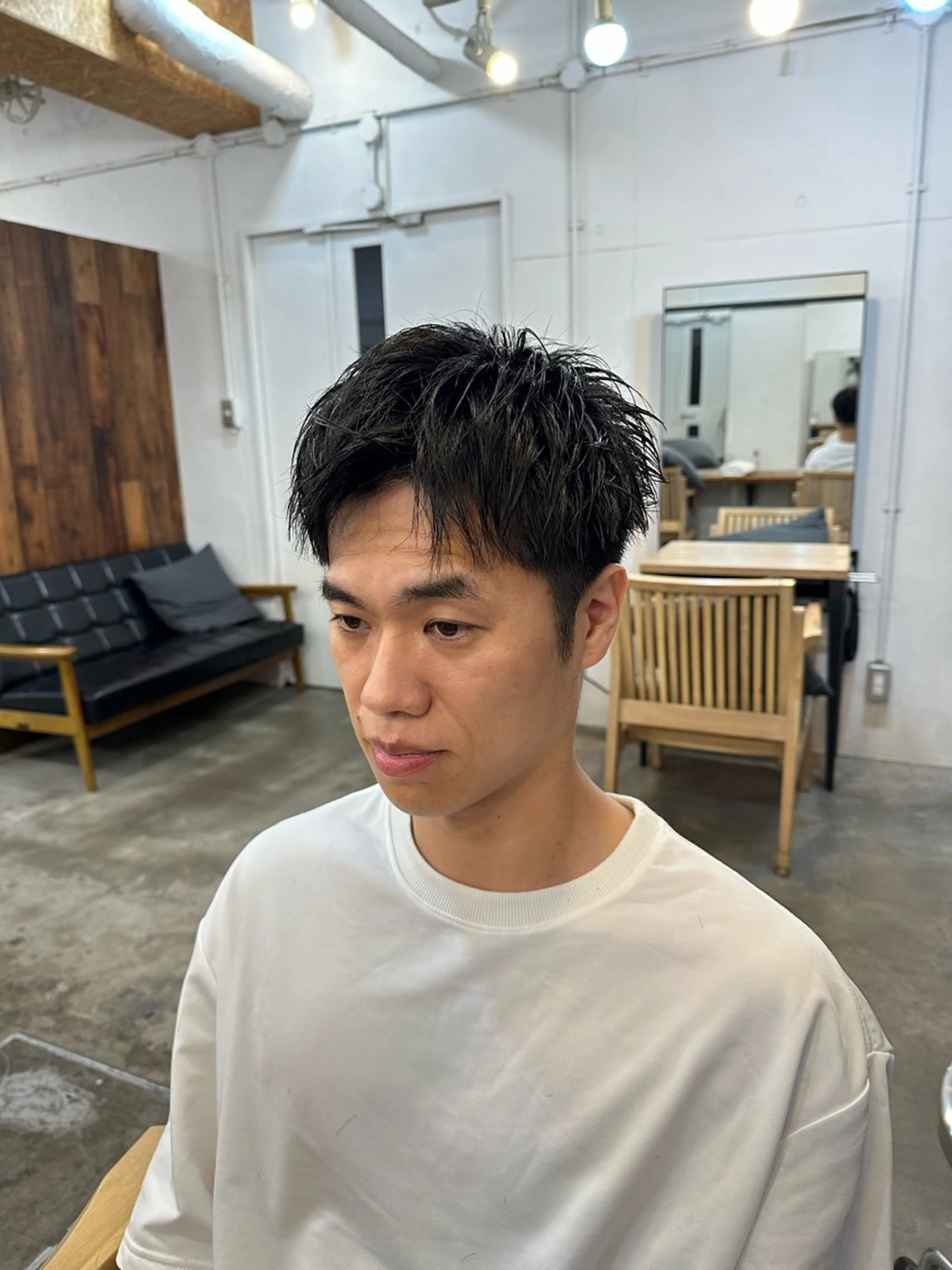 ショート メンズ 横浜/メンズ特化/ Farbe/田中颯斗のヘアスタイル