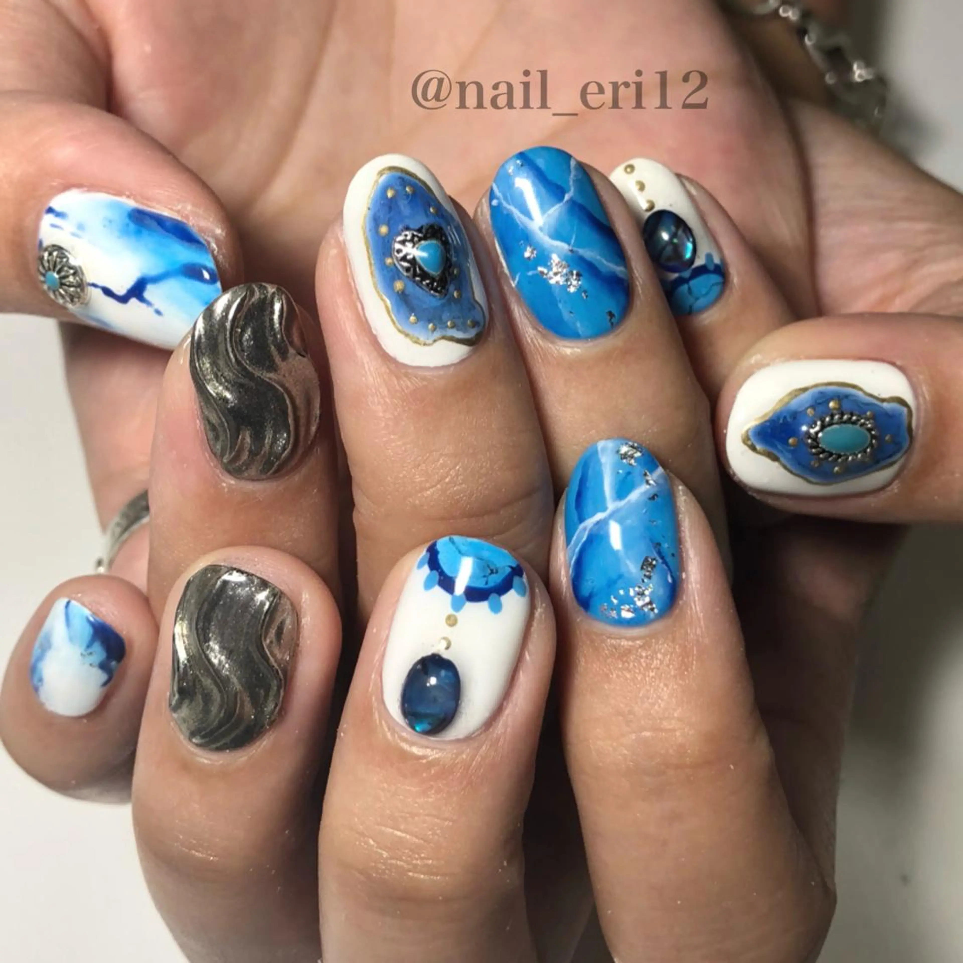 ショート ネイル nail salon &e eriのネイルデザイン