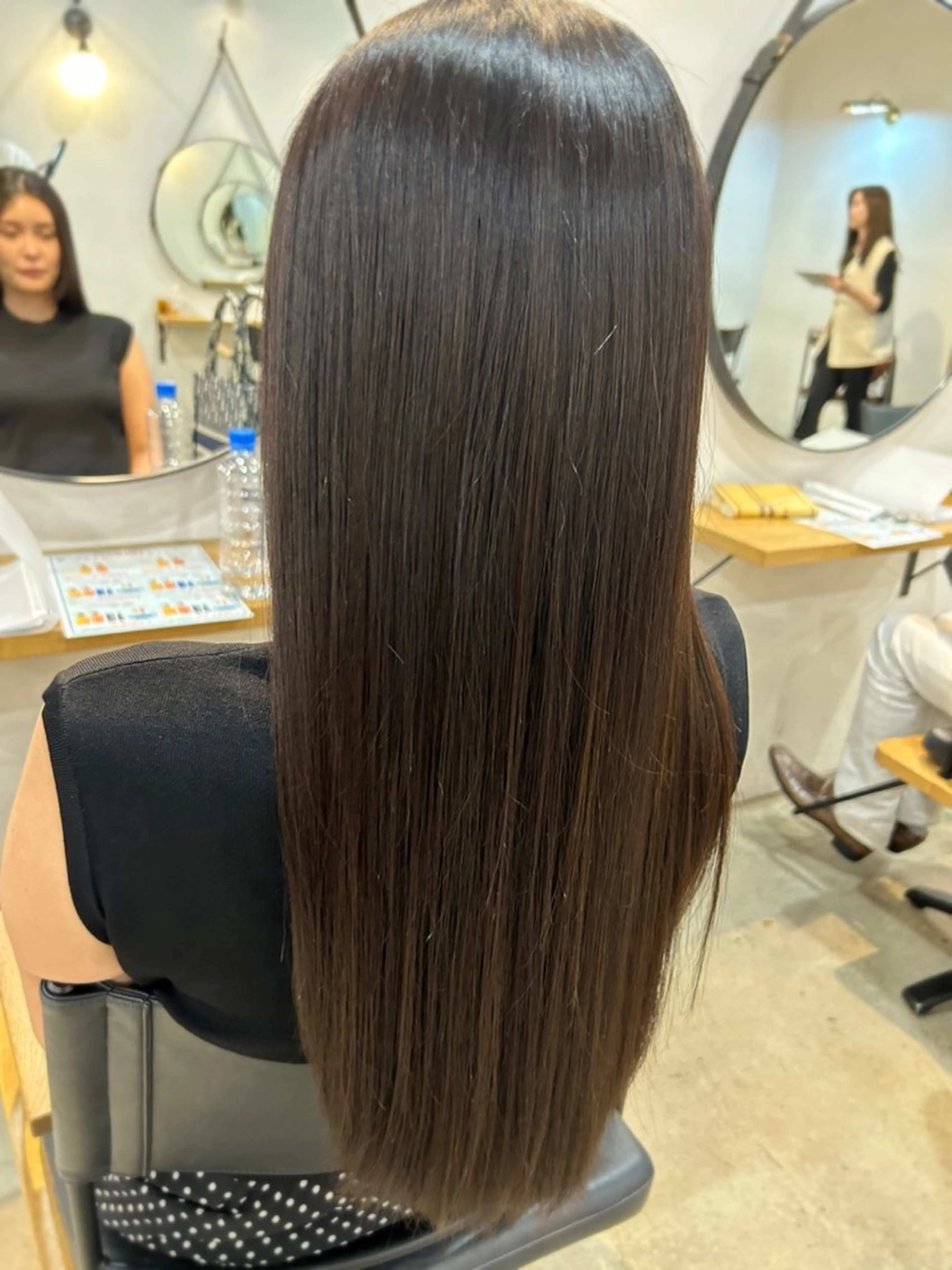 ロング パーマ 縮毛矯正 トリートメント 艶髪/髪質改善 yukaのヘアスタイル