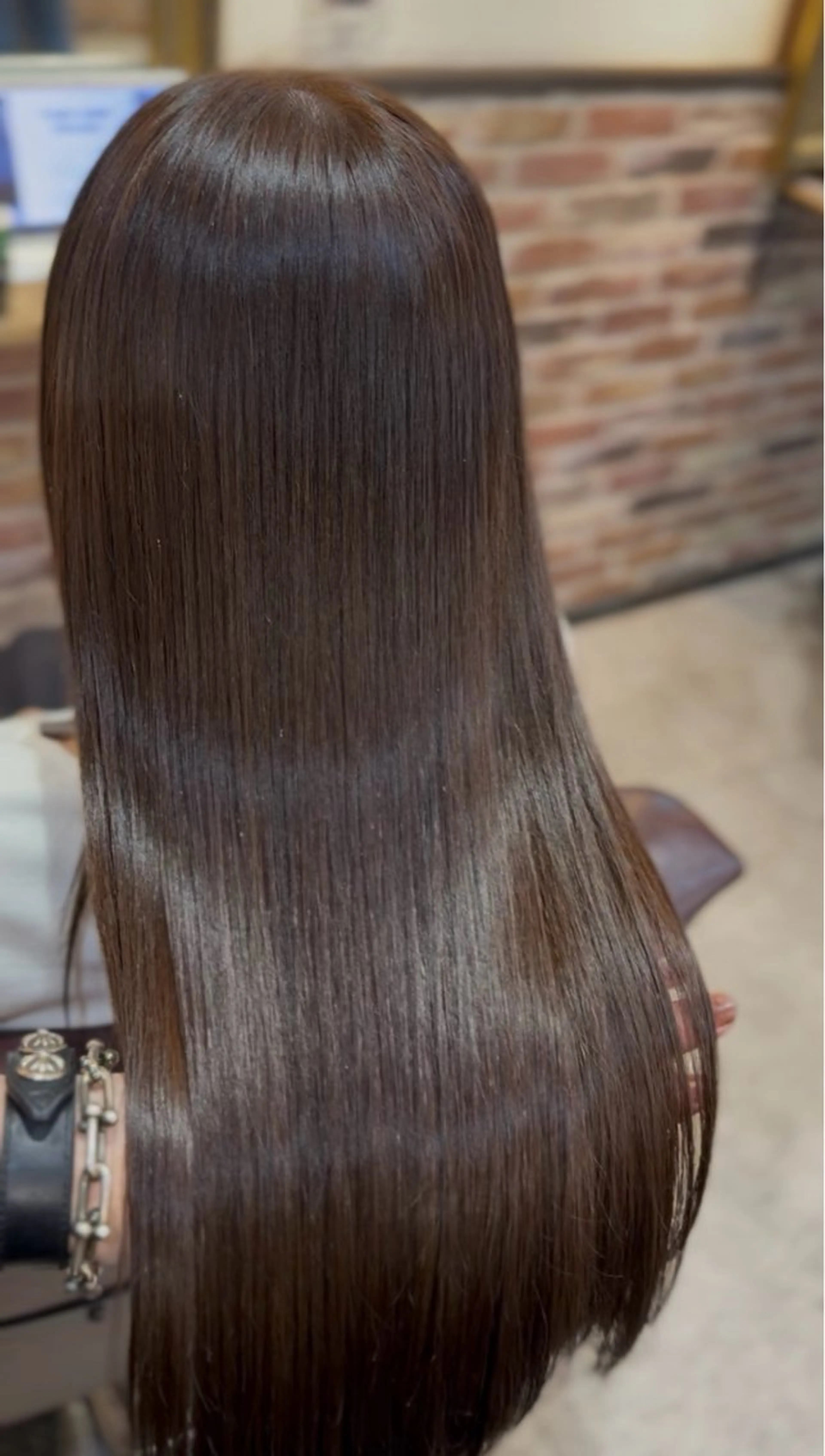 ロング 髪質改善 縮毛矯正 縮毛矯正 トリートメント 飯星慧斗 /ブリーチ、縮毛矯正のヘアスタイル