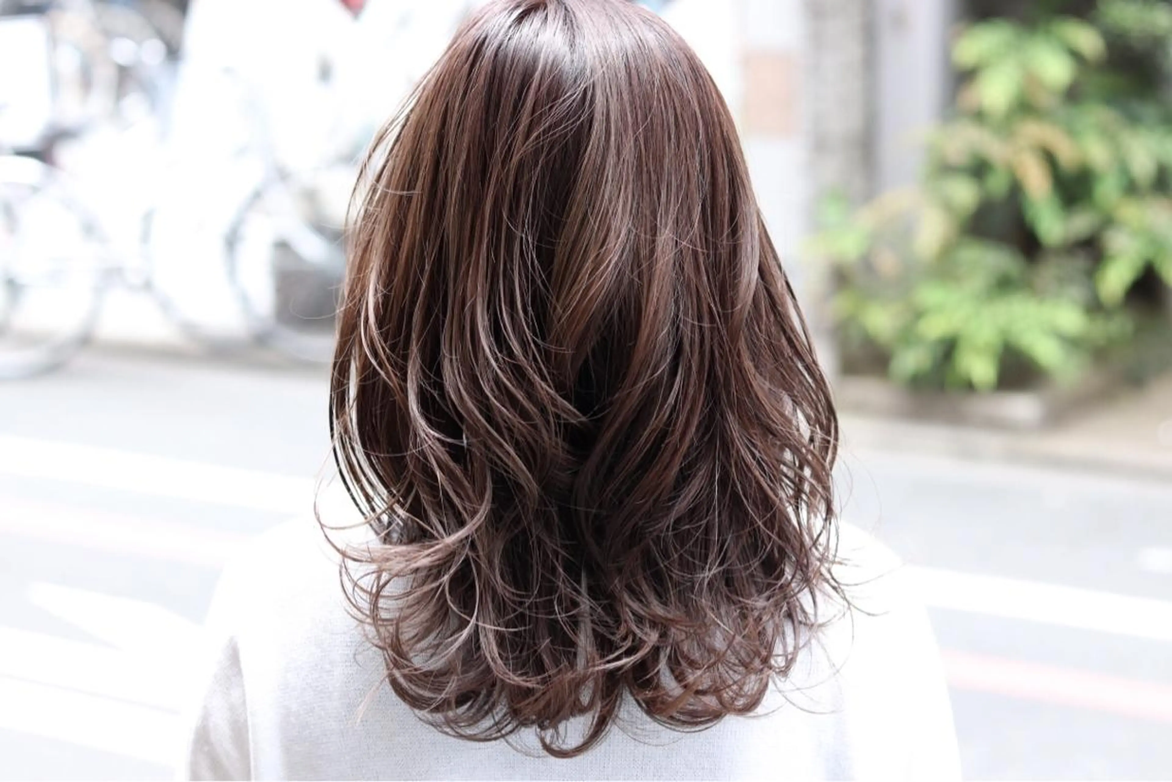 セミロング カラー カット ヘアカラー トリートメント 川内 政人のヘアスタイル