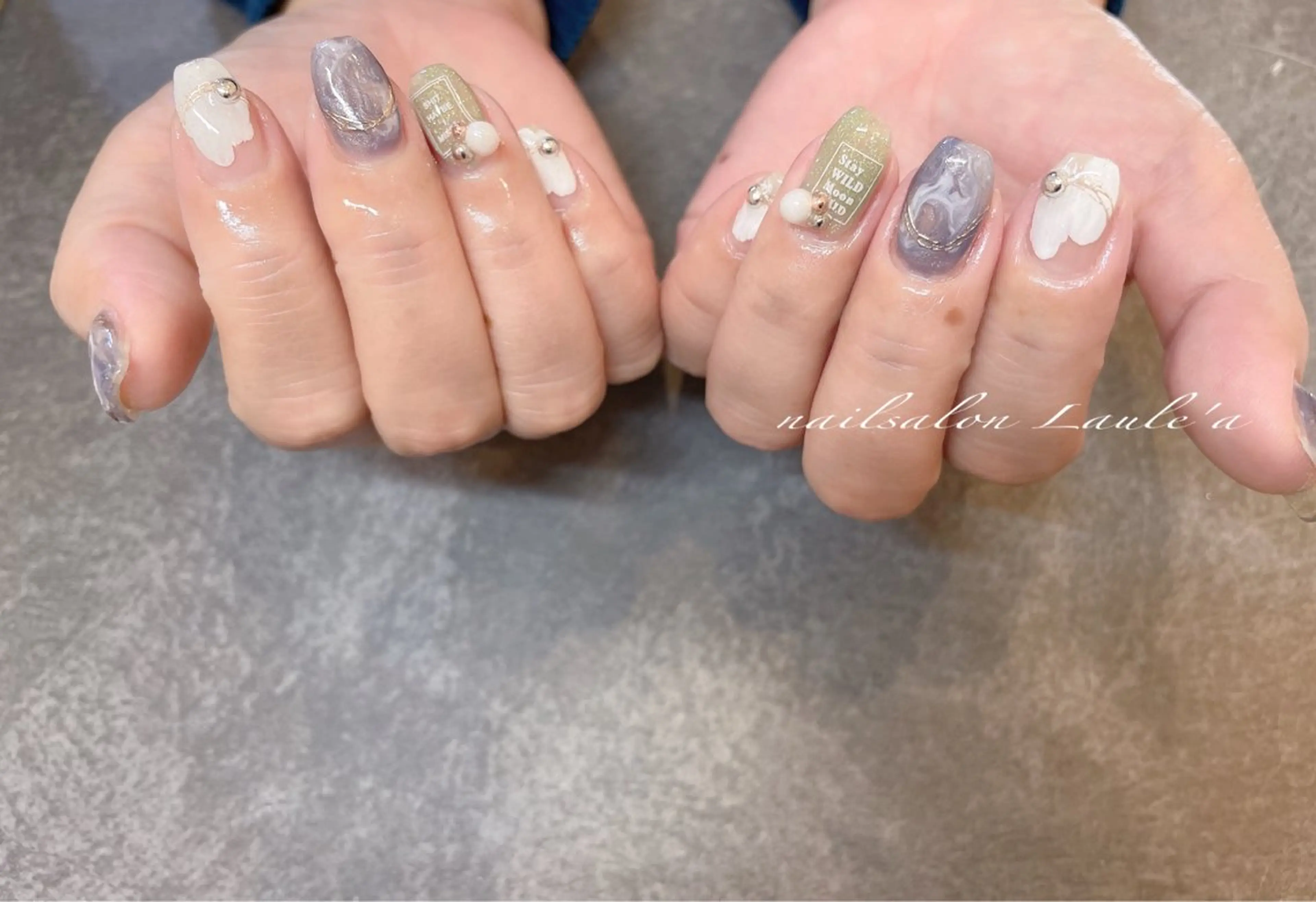 ネイル ハンドネイル nailsalon Laule'aのネイルデザイン