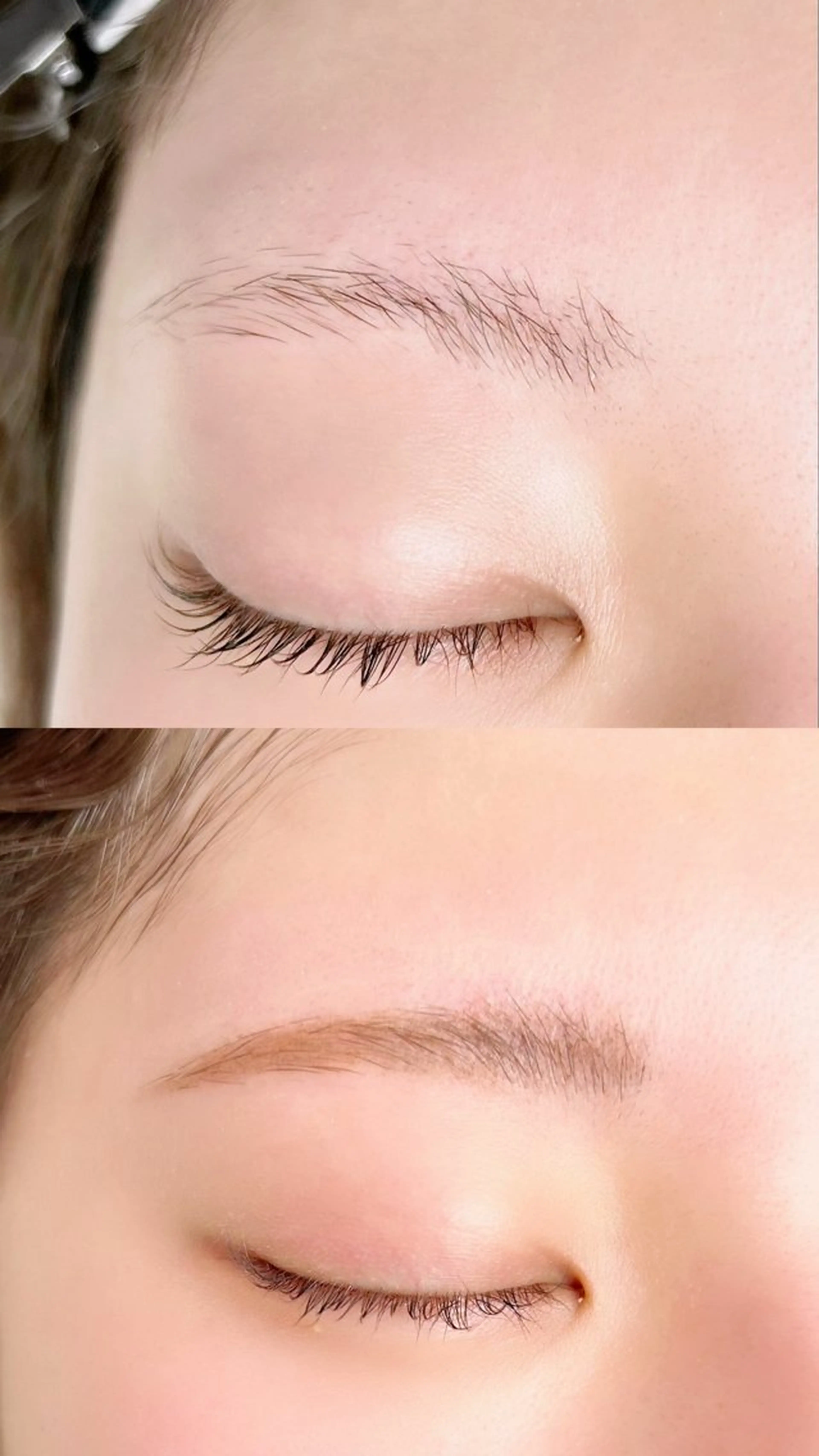 アイブロウ ハリウッドブロウリフト 根本 鈴子のマツエク・マツパデザイン