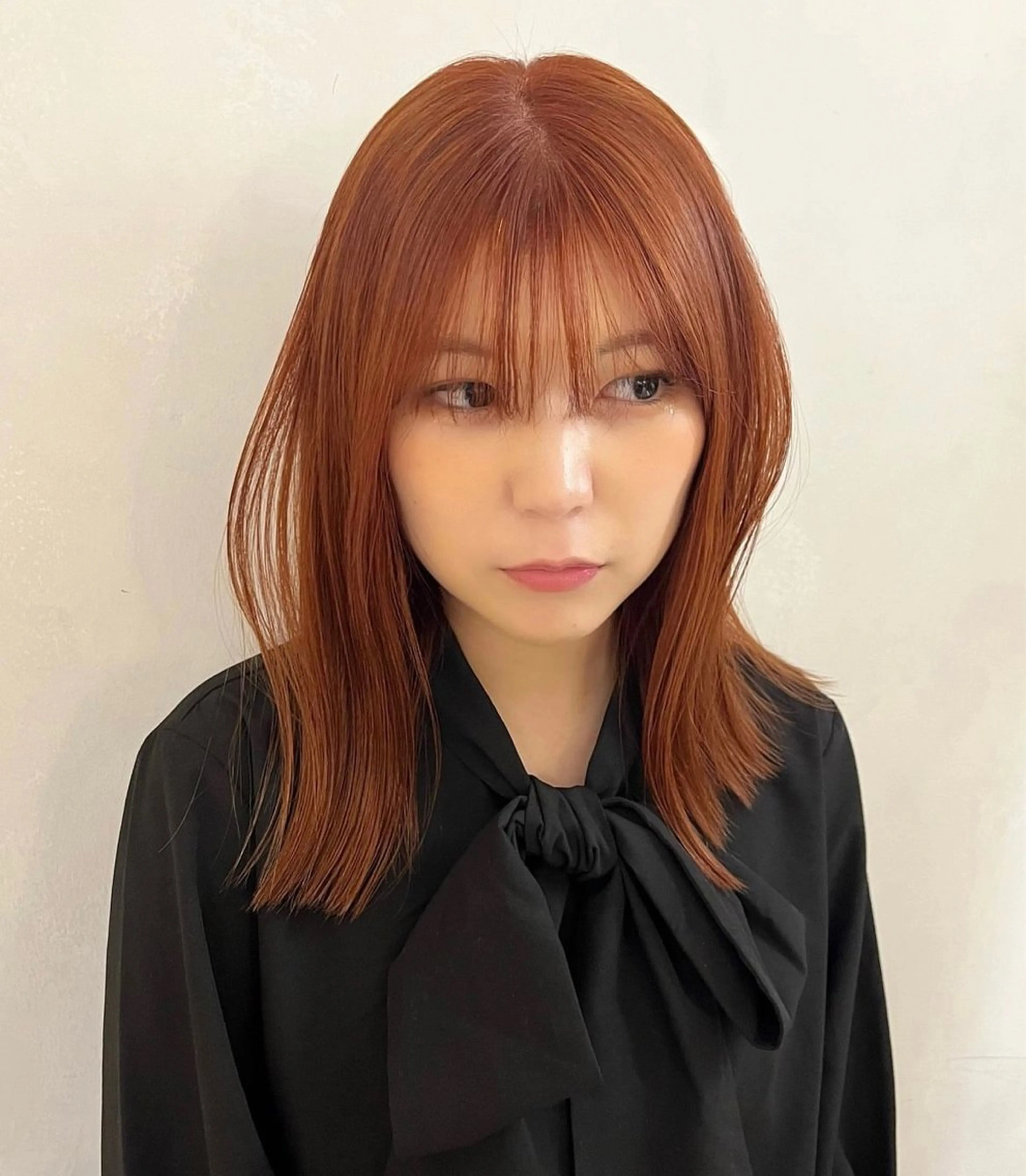 セミロング カラー モリシゲ ヒカリ🦕🐬のヘアスタイル