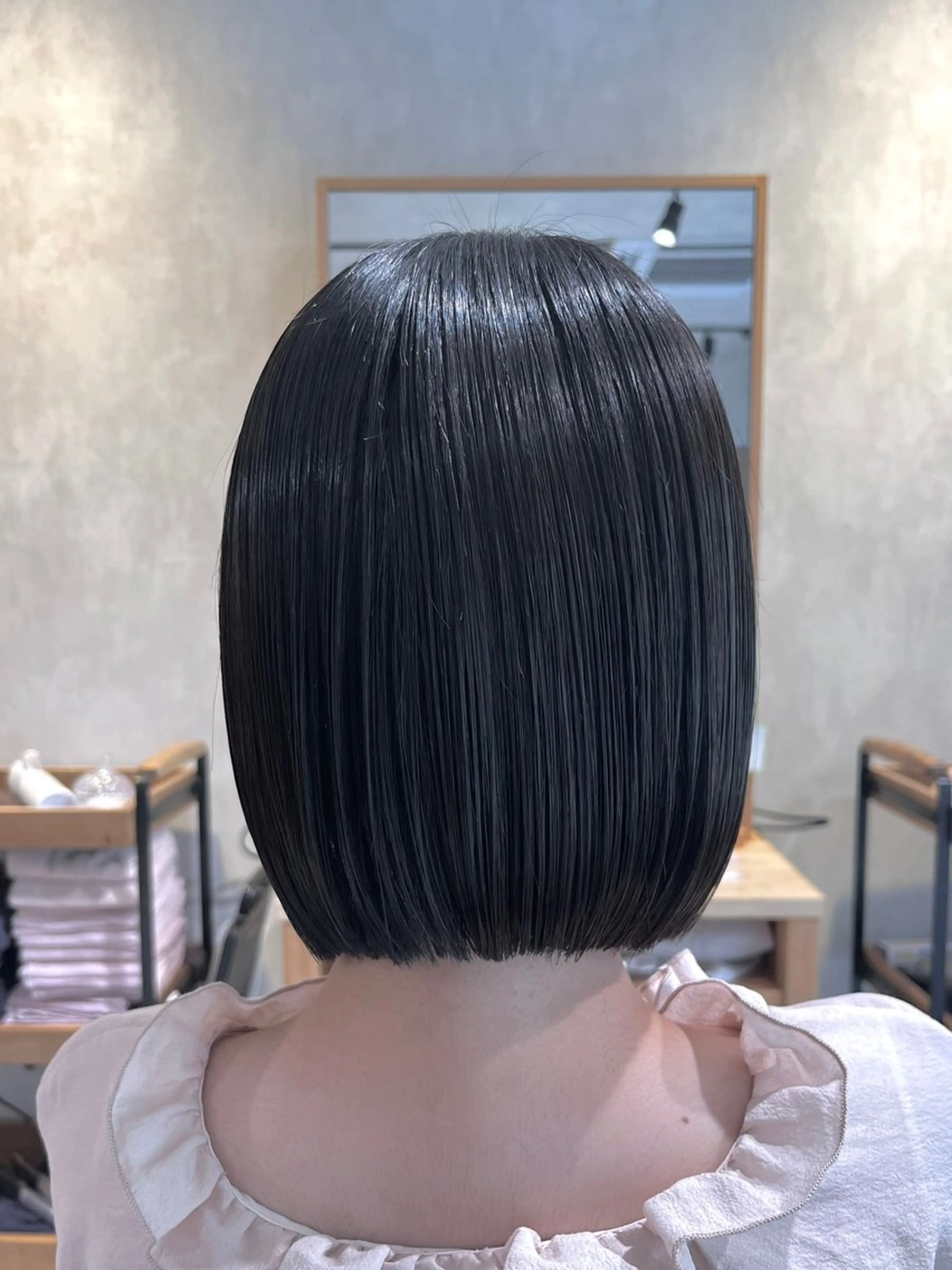 カット+縮毛矯正の写真