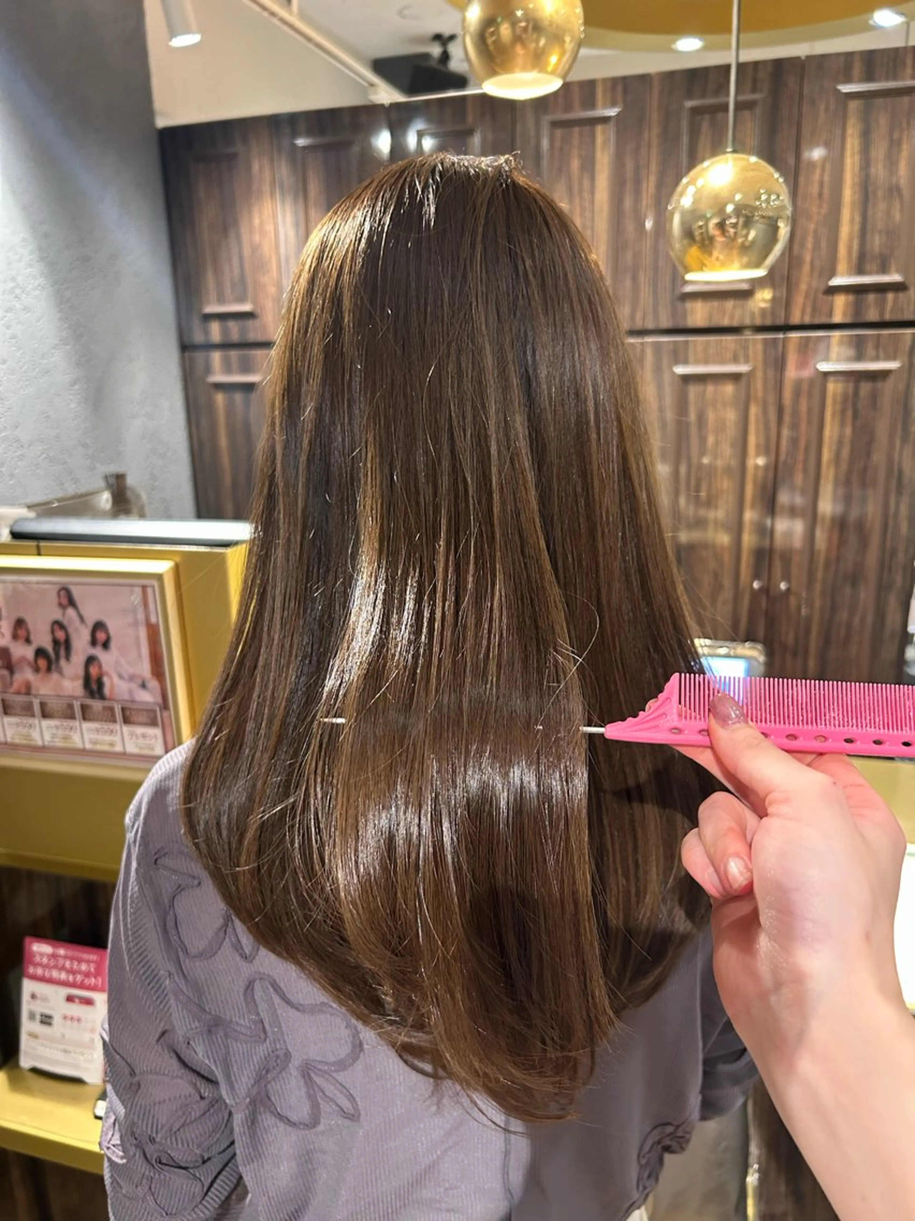 ロング カット ヘアカラー 艶髪カラー🤍ྀི 強矢　美紗希🩷ྀིのヘアスタイル