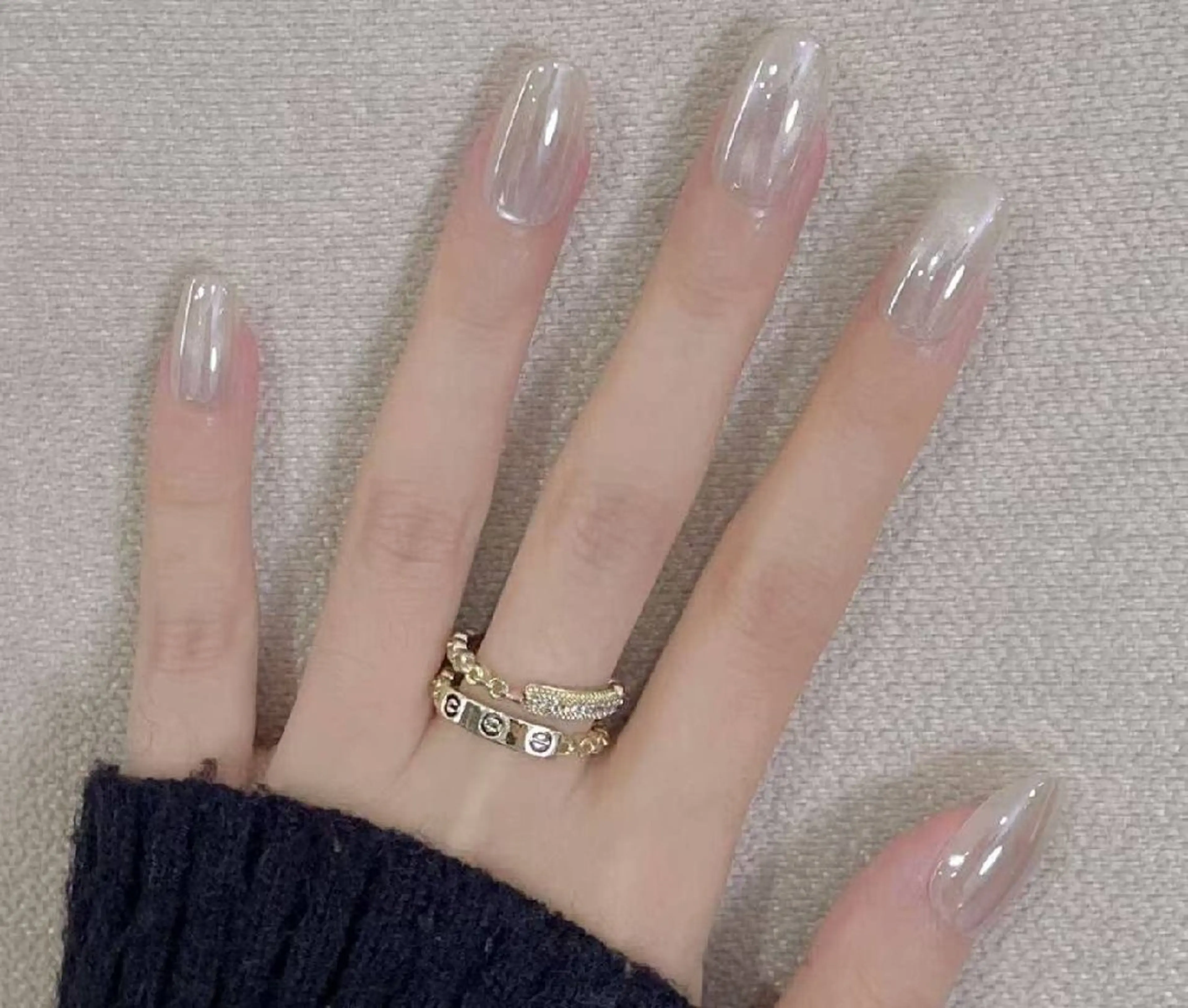 【NEW OPEN限定】ミラー／オーロラネイルの写真