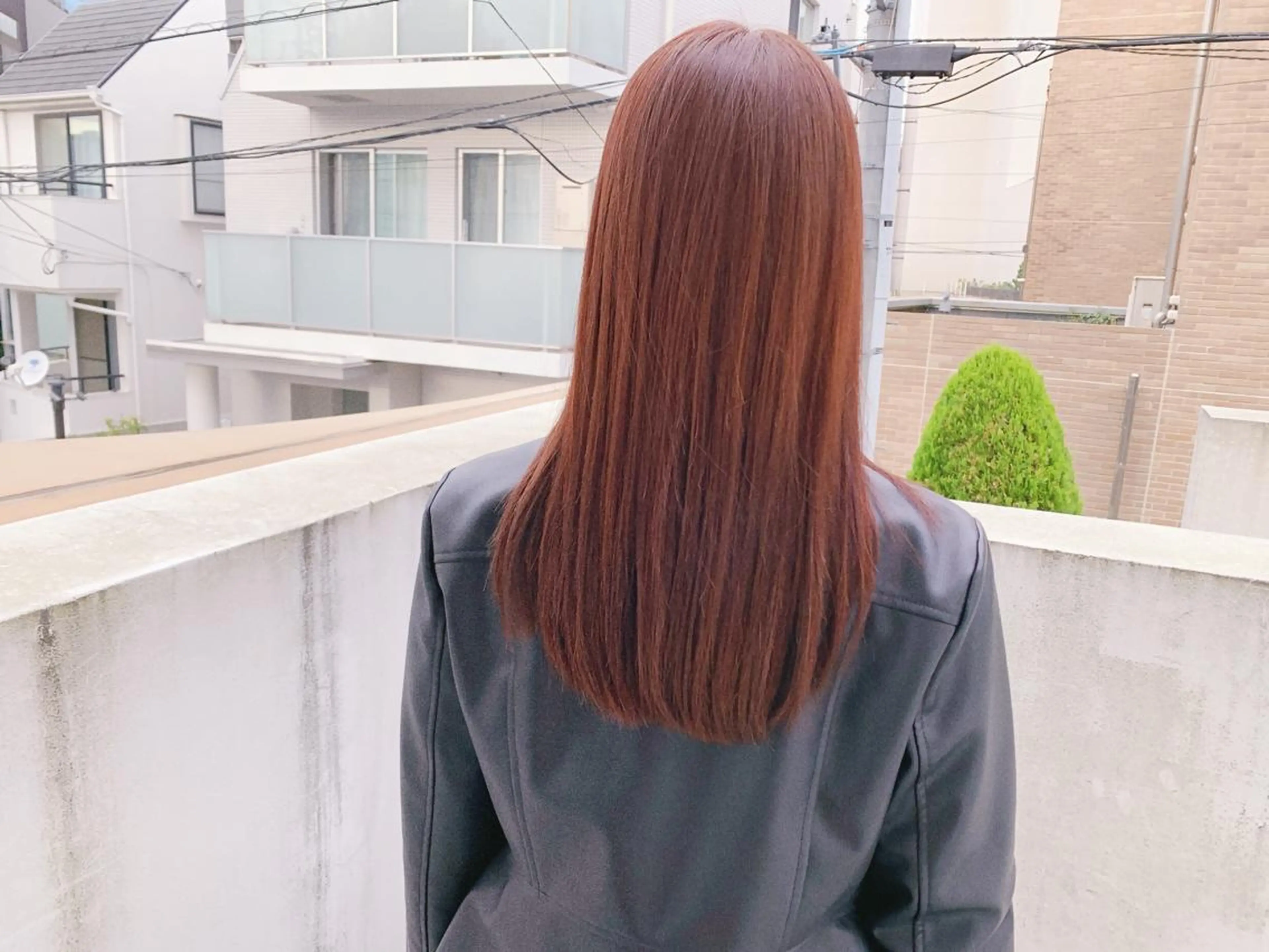 セミロング カラー カット ヘアカラー トリートメント タカハシ ハヤトのヘアスタイル