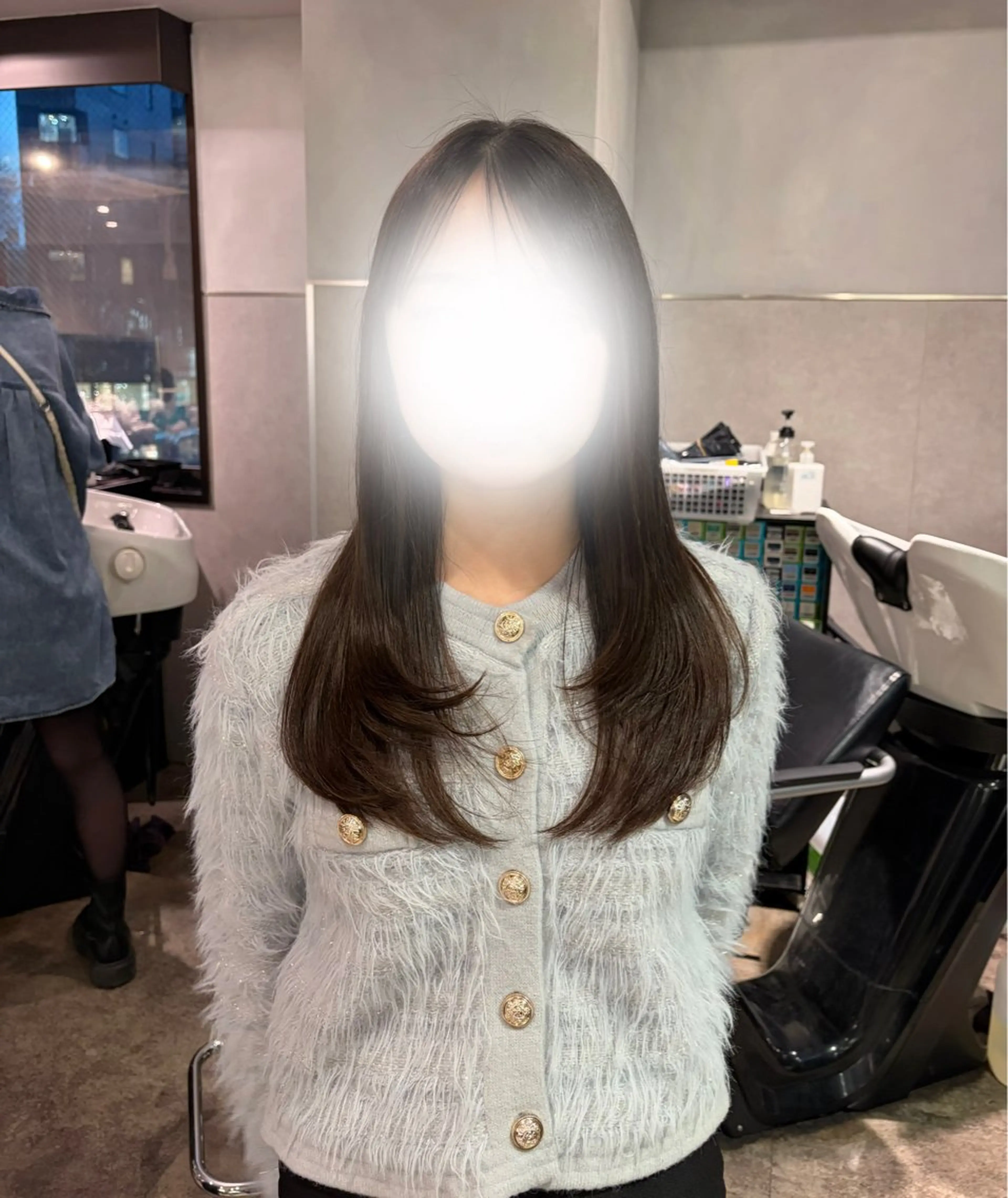 ロング レイヤーカット 深みモテカラー˚✧ YUKAのヘアスタイル