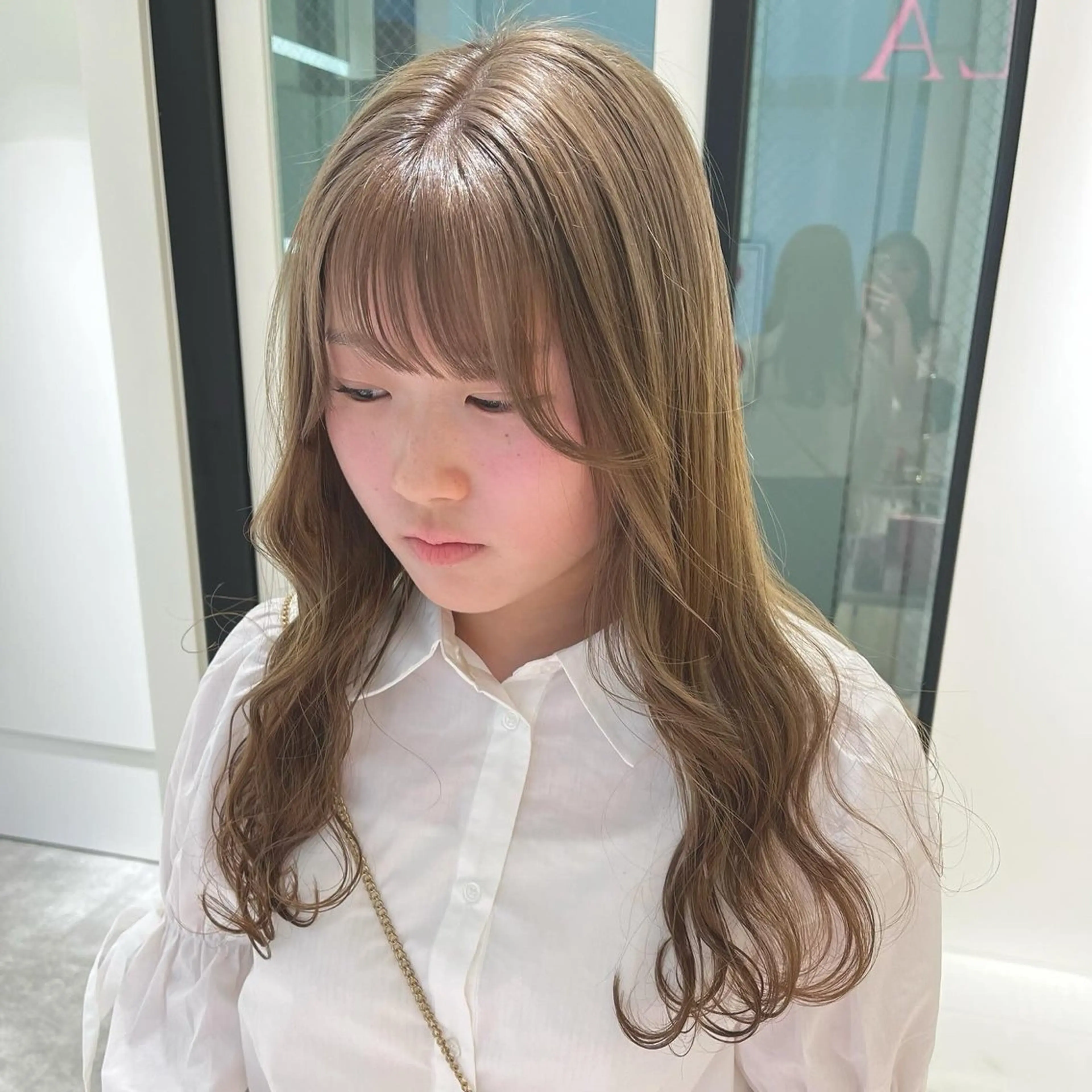 ロング カラー GOODDAY ヘアサロンのヘアスタイル