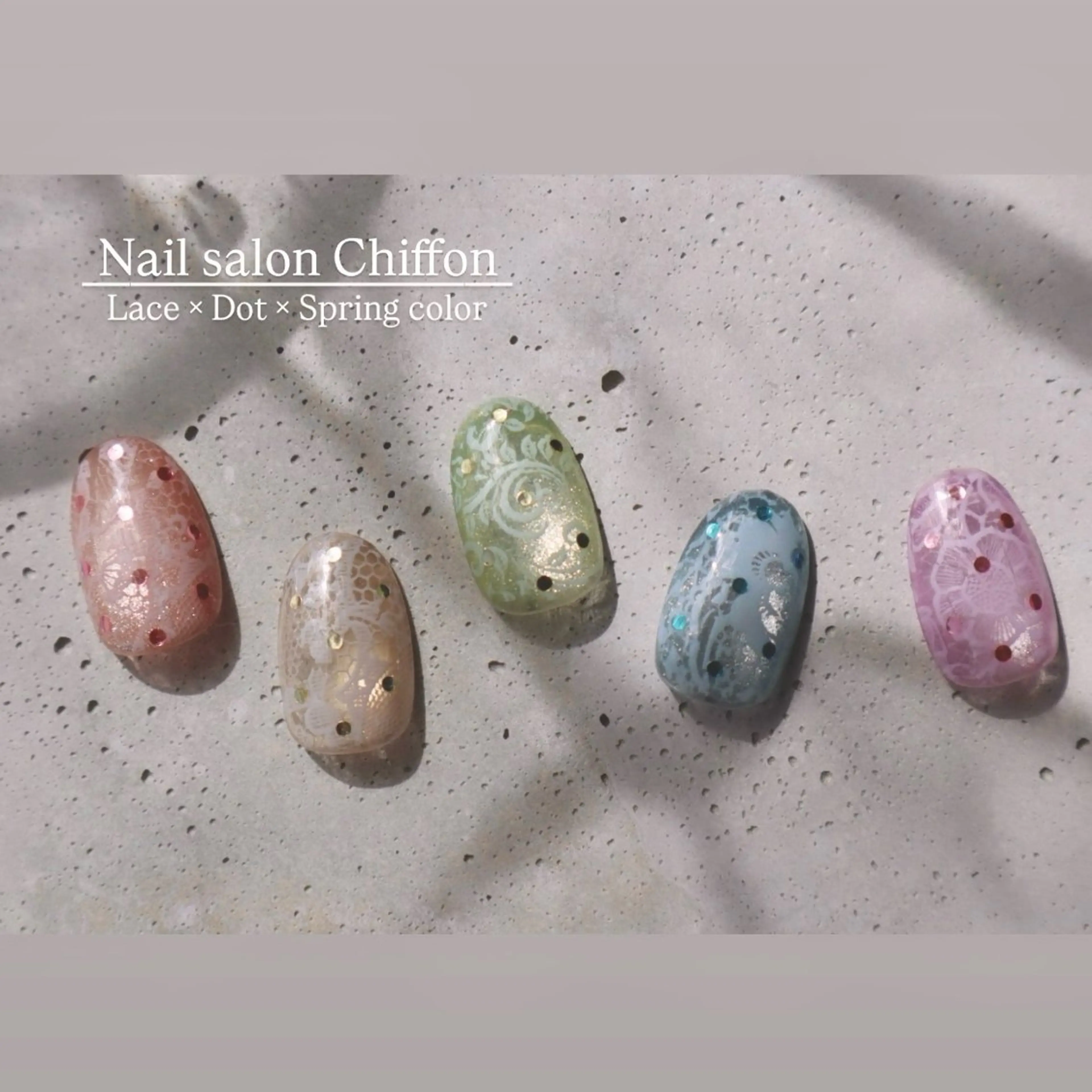 ネイル Nail salon Chiffonのネイルデザイン